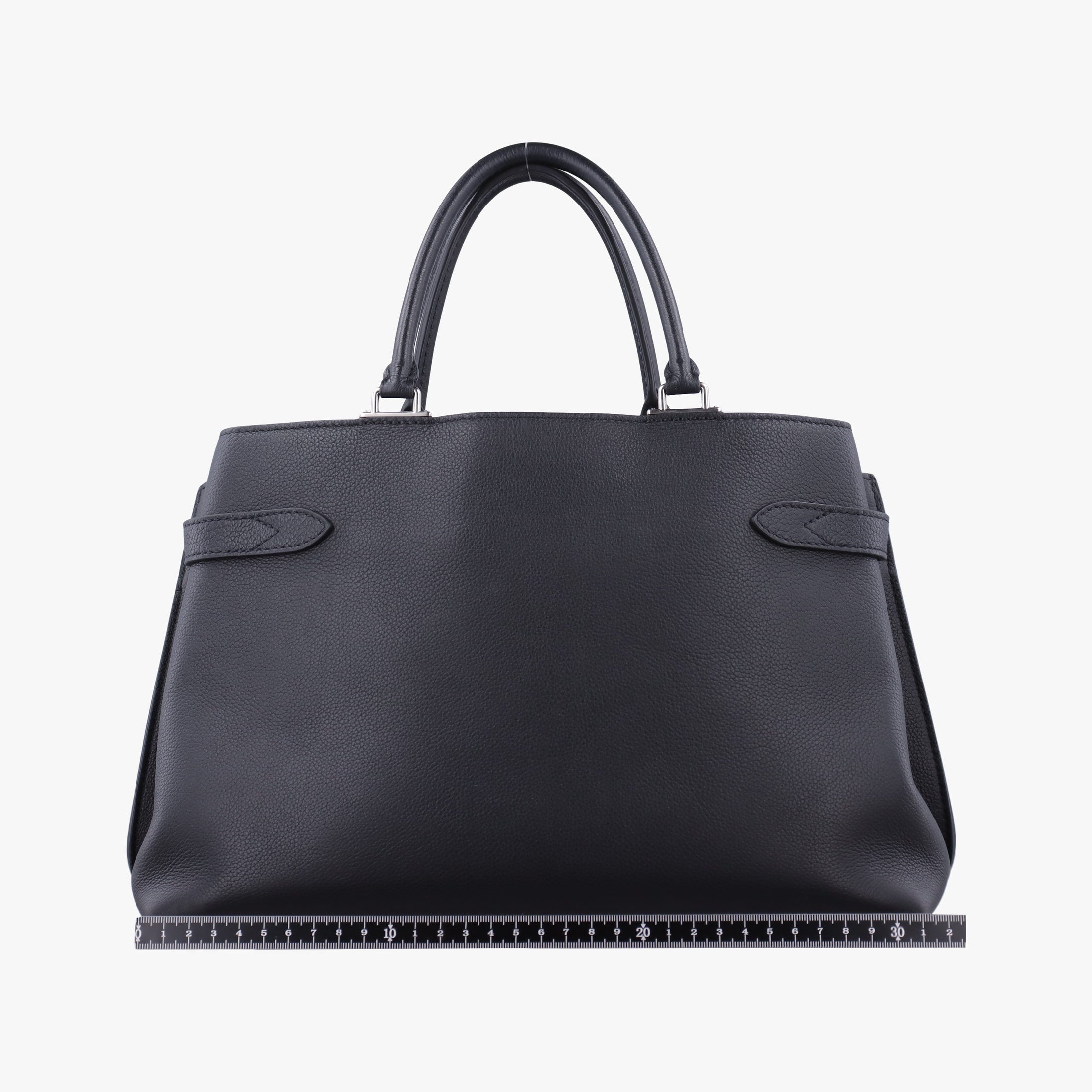 Pre-owned Louis Vuitton Lockme Day 	Noir Grained Calf Leather M53730 handbag | stylenewstar