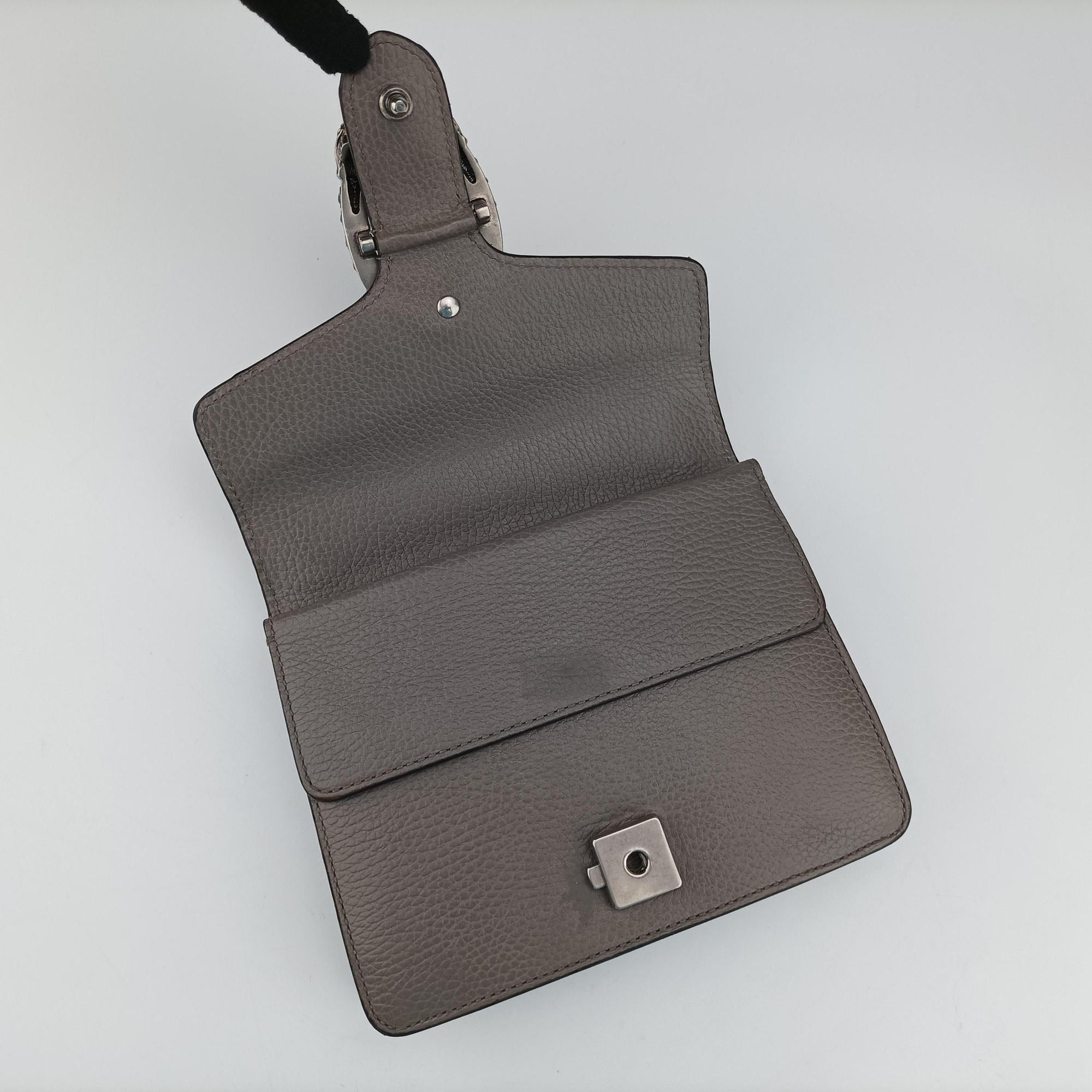 Vintage Gucci Dionysus Grey Leather 421970 shoulderbag | stylenewstar