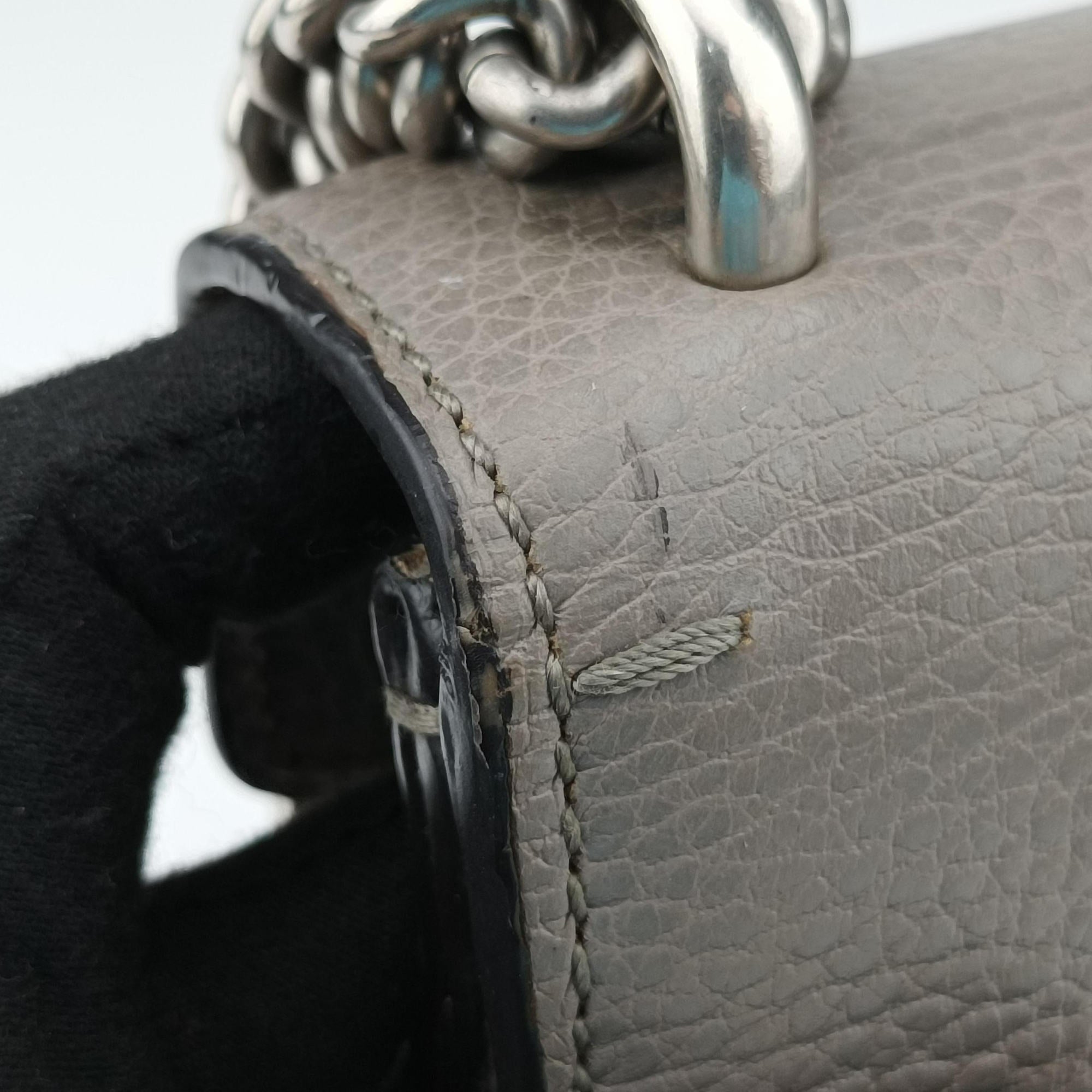 Vintage Gucci Dionysus Grey Leather 421970 shoulderbag | stylenewstar