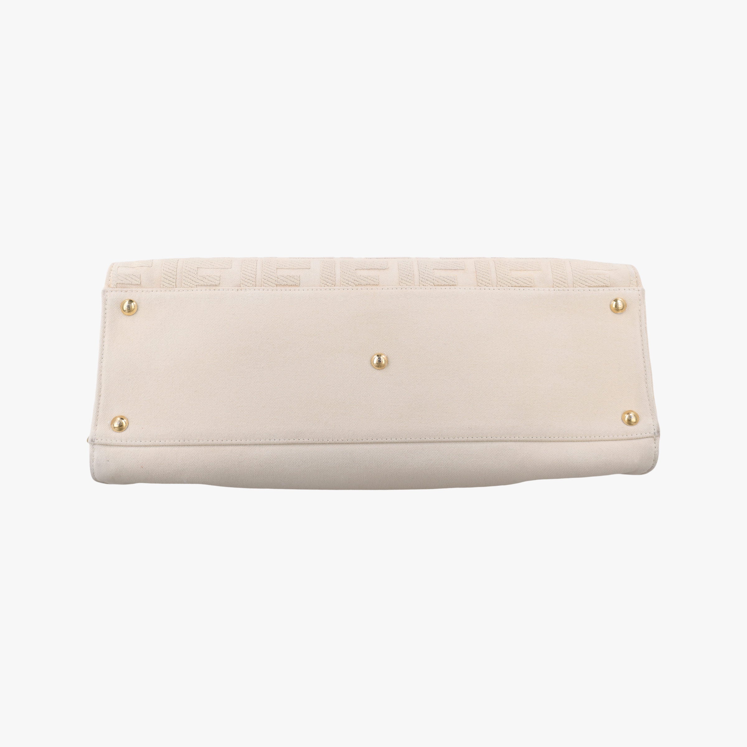 Vintage Fendi Peekaboo Beige canvas 8BH374 shoulderbag | stylenewstar
