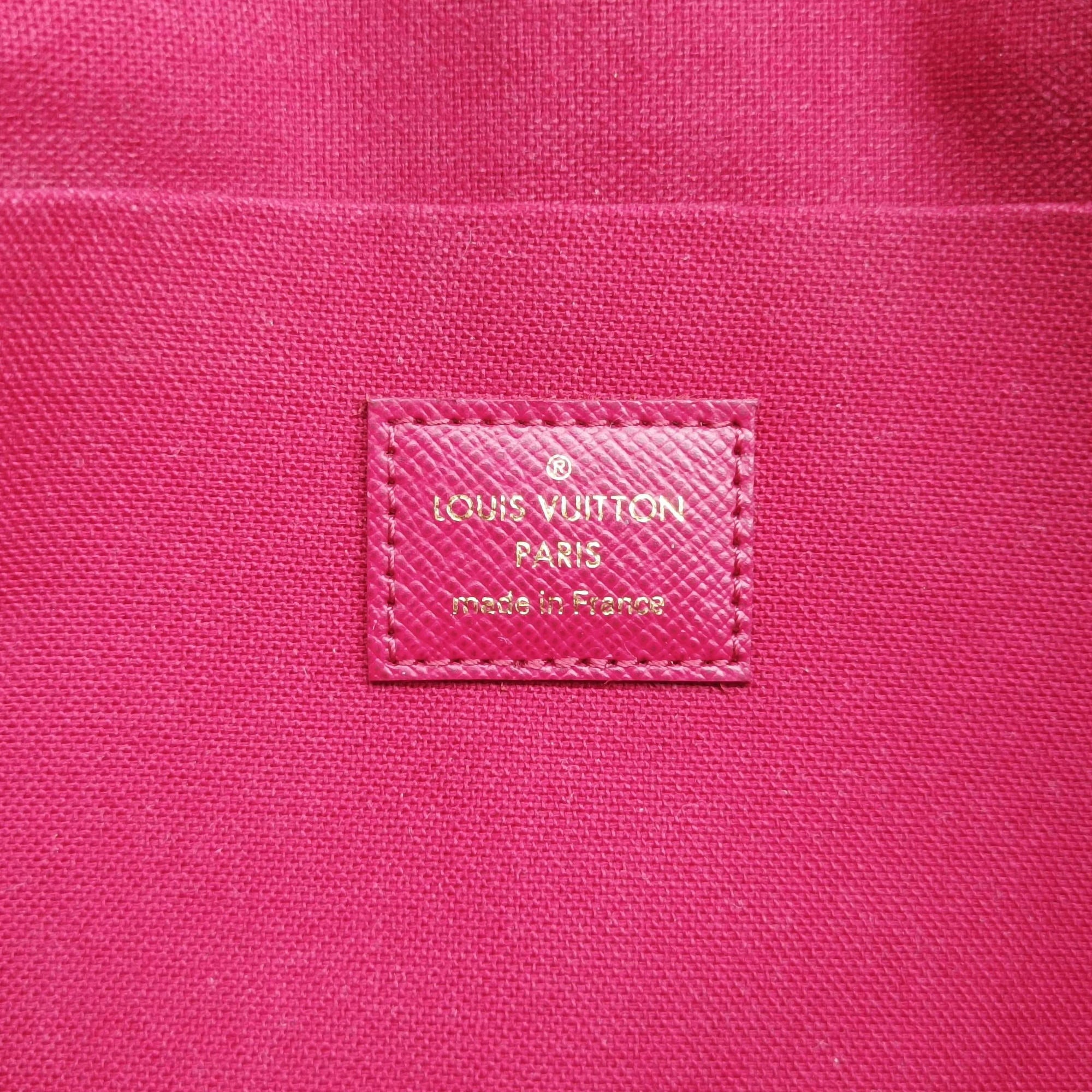 Pre-owned Louis Vuitton Pochette Felicie Brown Monogram Canvas M61276 shoulderbag | stylenewstar