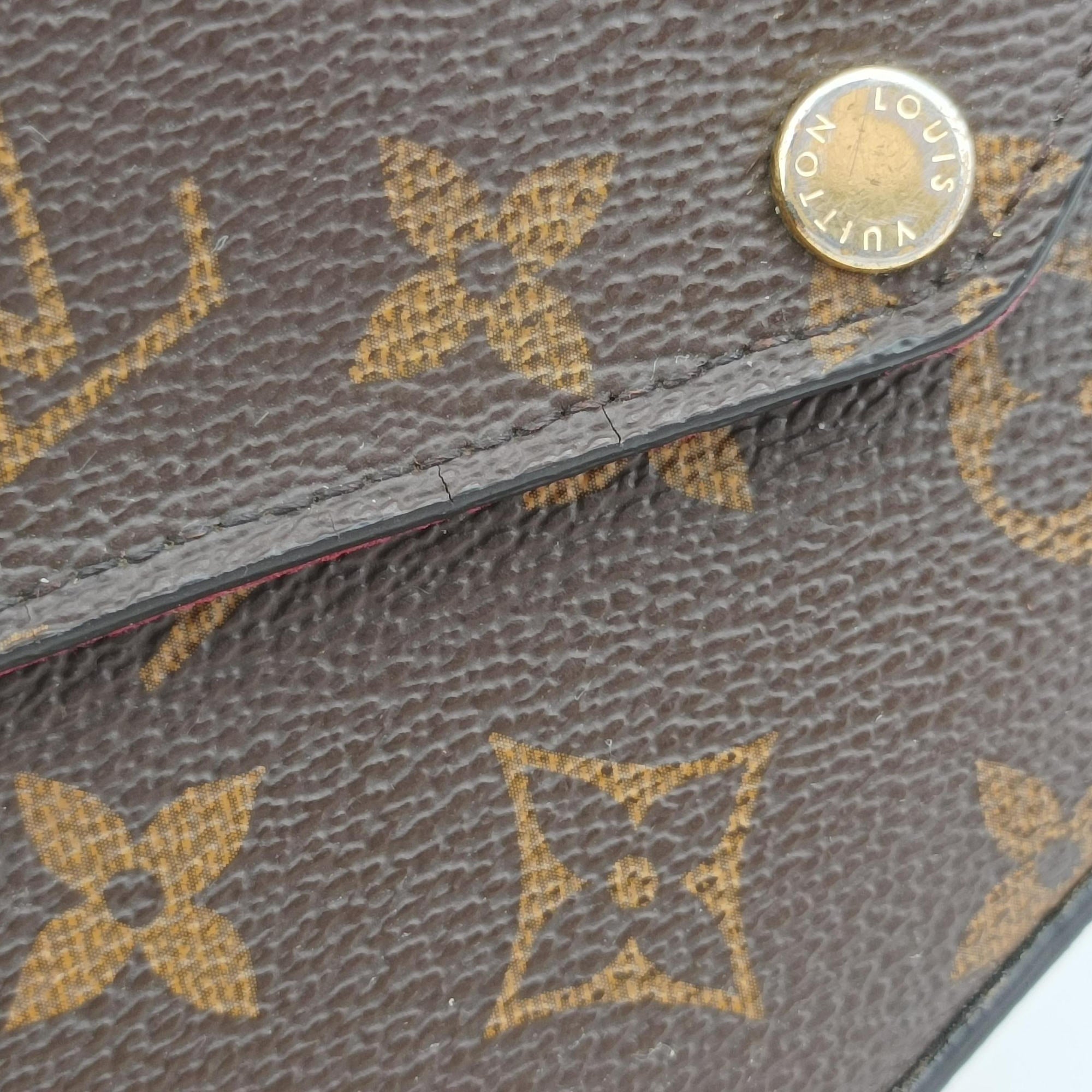 Pre-owned Louis Vuitton Pochette Felicie Brown Monogram Canvas M61276 shoulderbag | stylenewstar