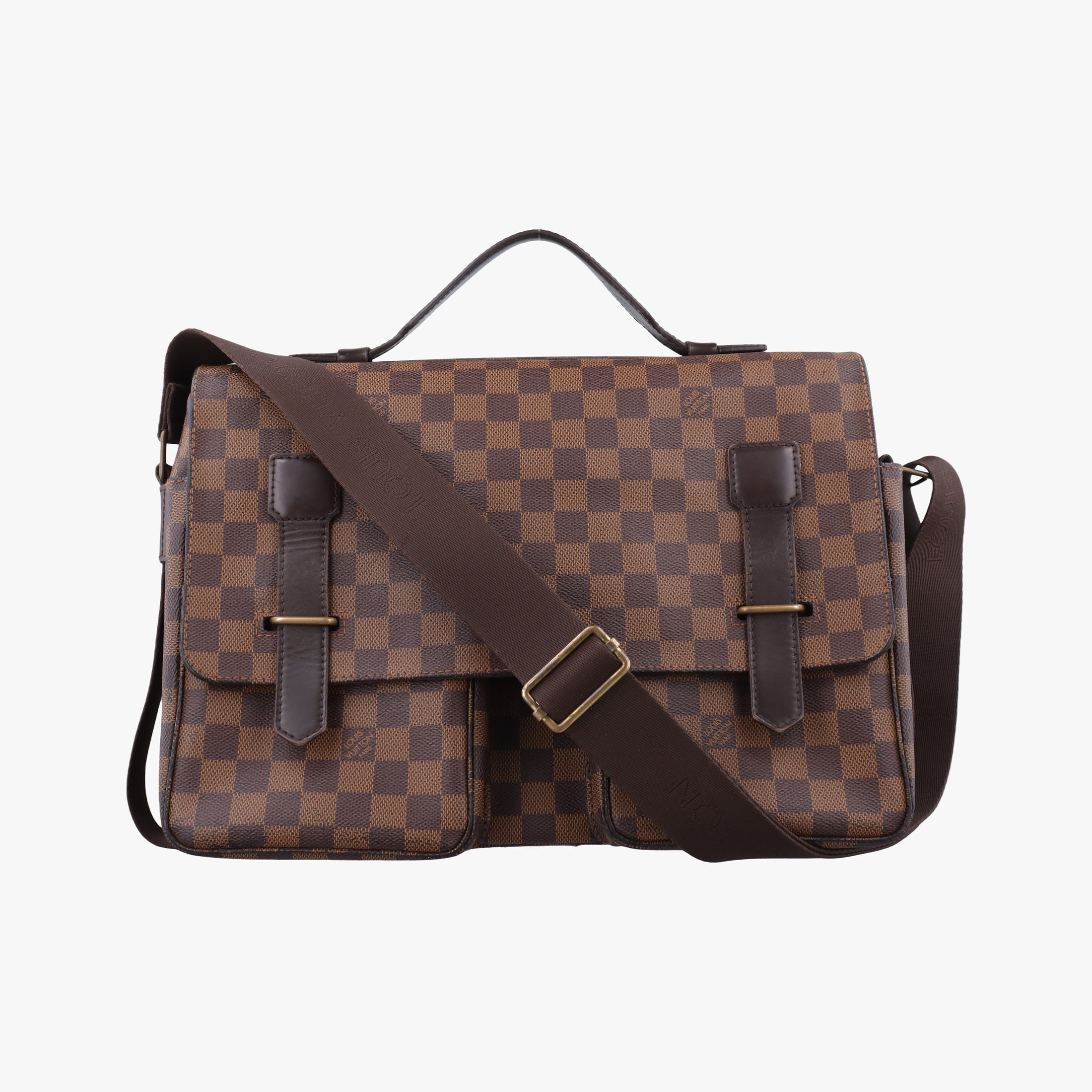 Pre-owned Louis Vuitton BROADWAY EBENE Damier Canvas N42270 shoulderbag | stylenewstar