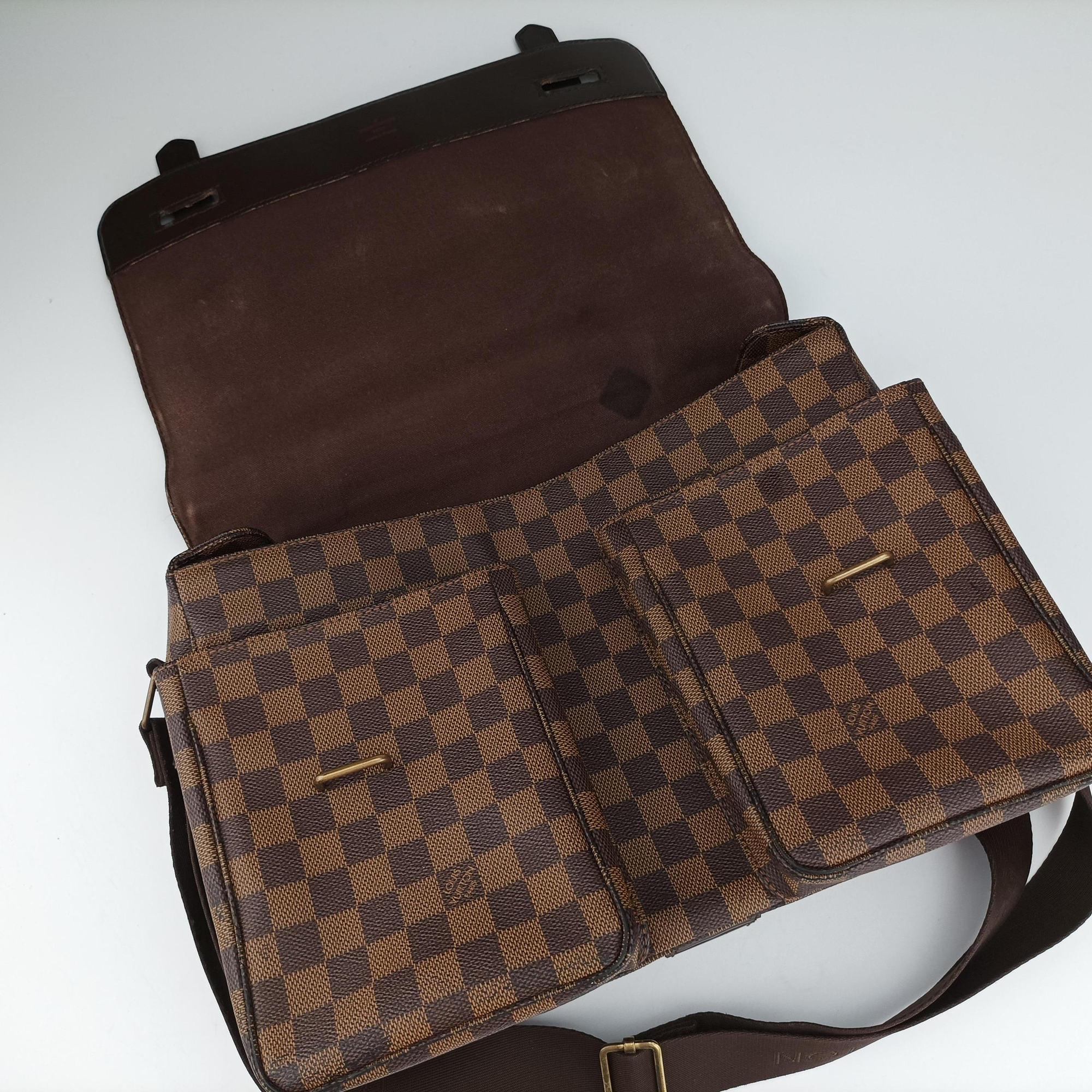 Pre-owned Louis Vuitton BROADWAY EBENE Damier Canvas N42270 shoulderbag | stylenewstar