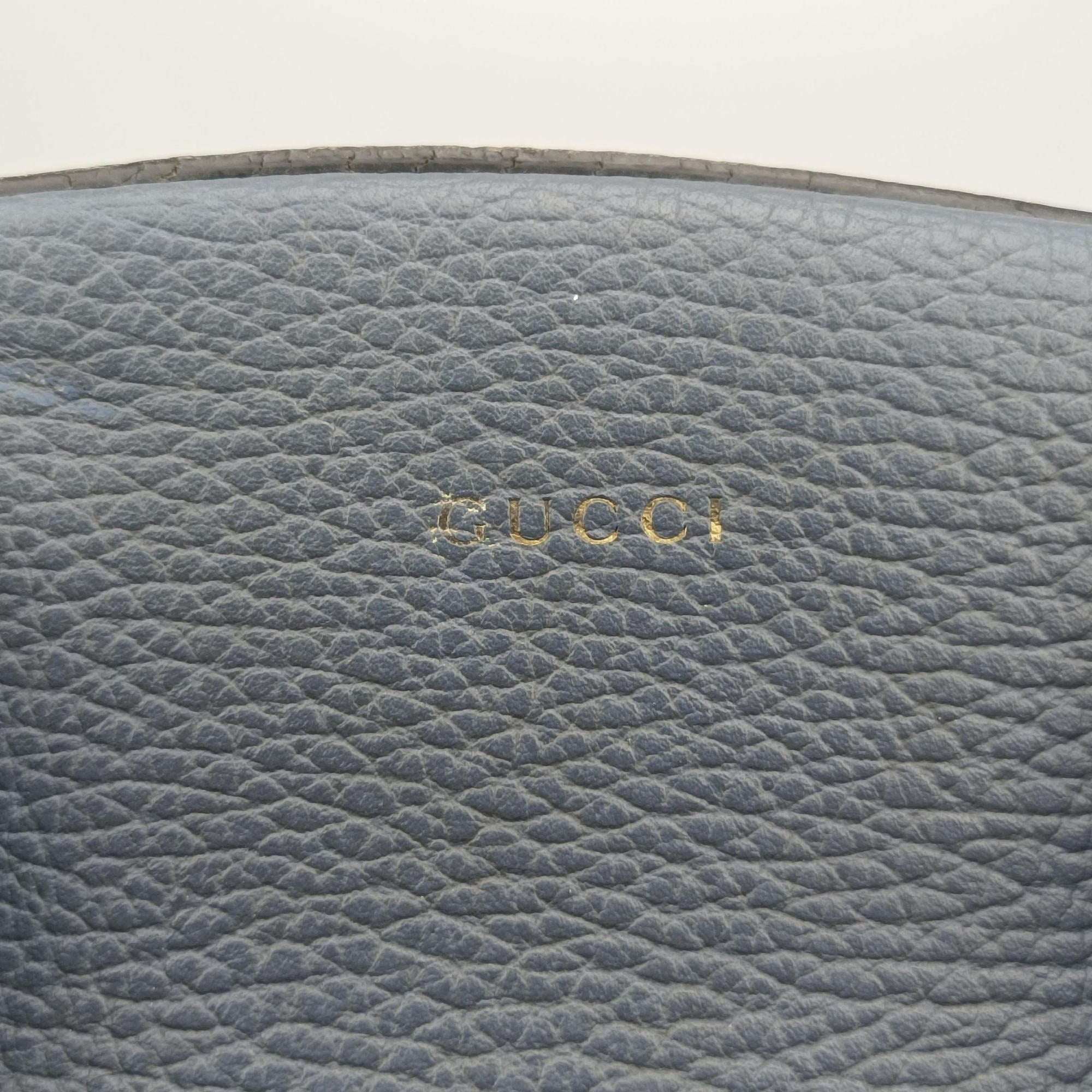 Vintage Gucci lady dollar Blue Leather 388560 shoulderbag | stylenewstar