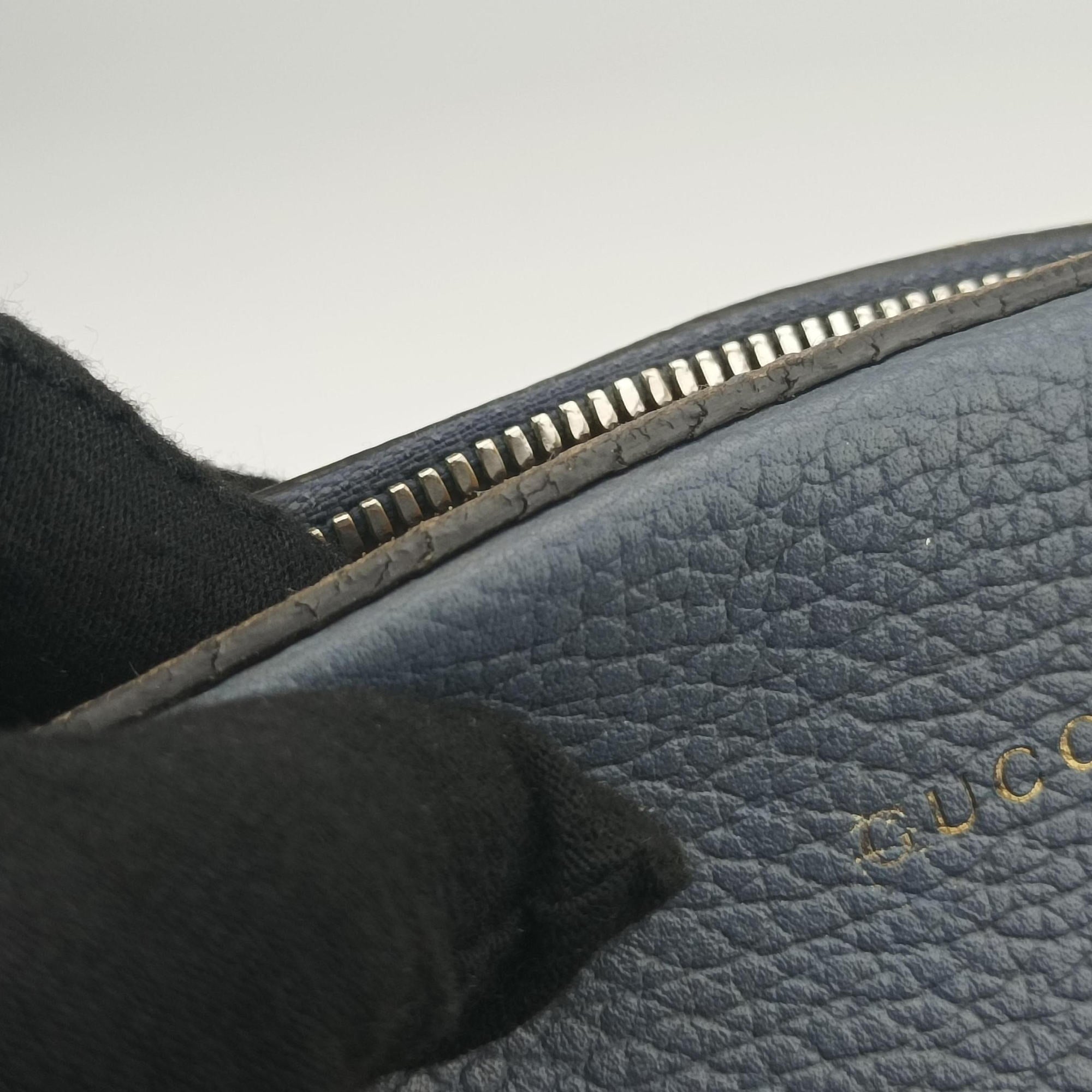 Vintage Gucci lady dollar Blue Leather 388560 shoulderbag | stylenewstar