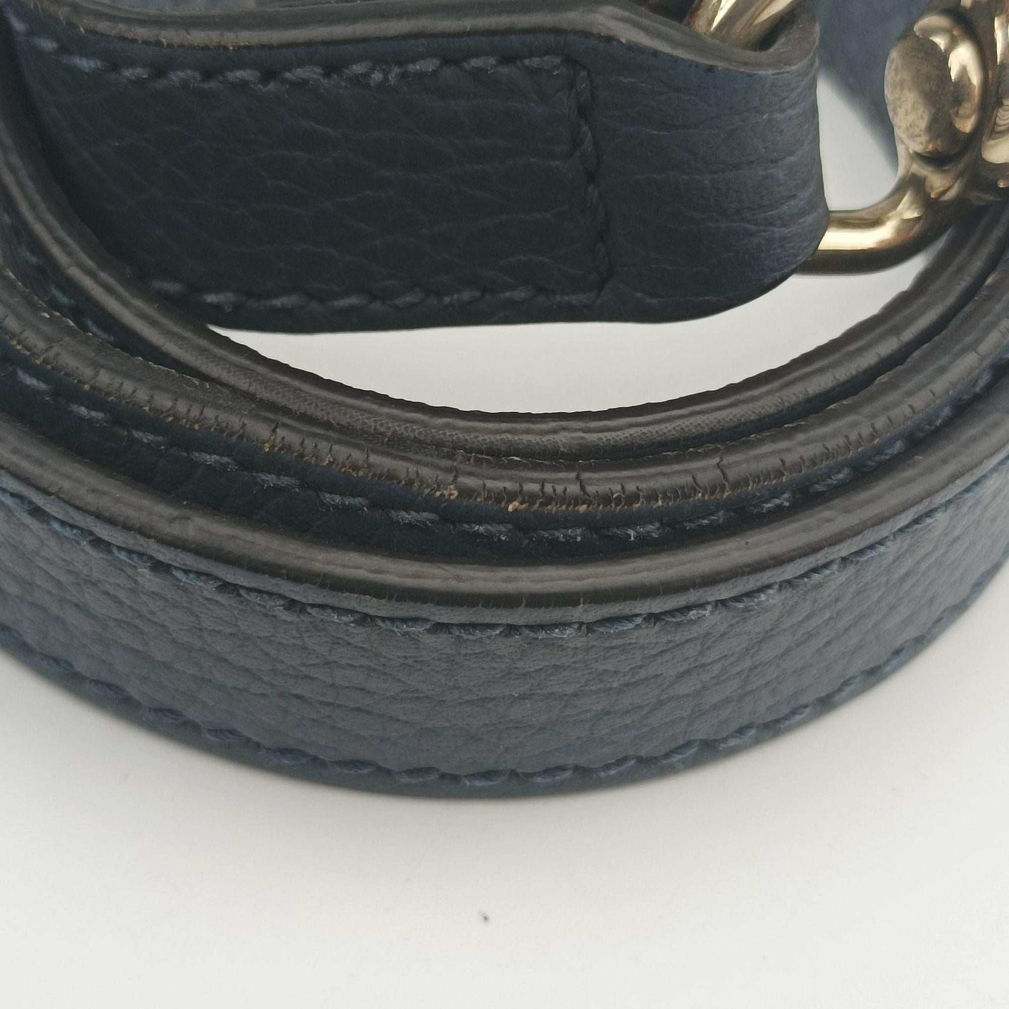 Vintage Gucci lady dollar Blue Leather 388560 shoulderbag | stylenewstar
