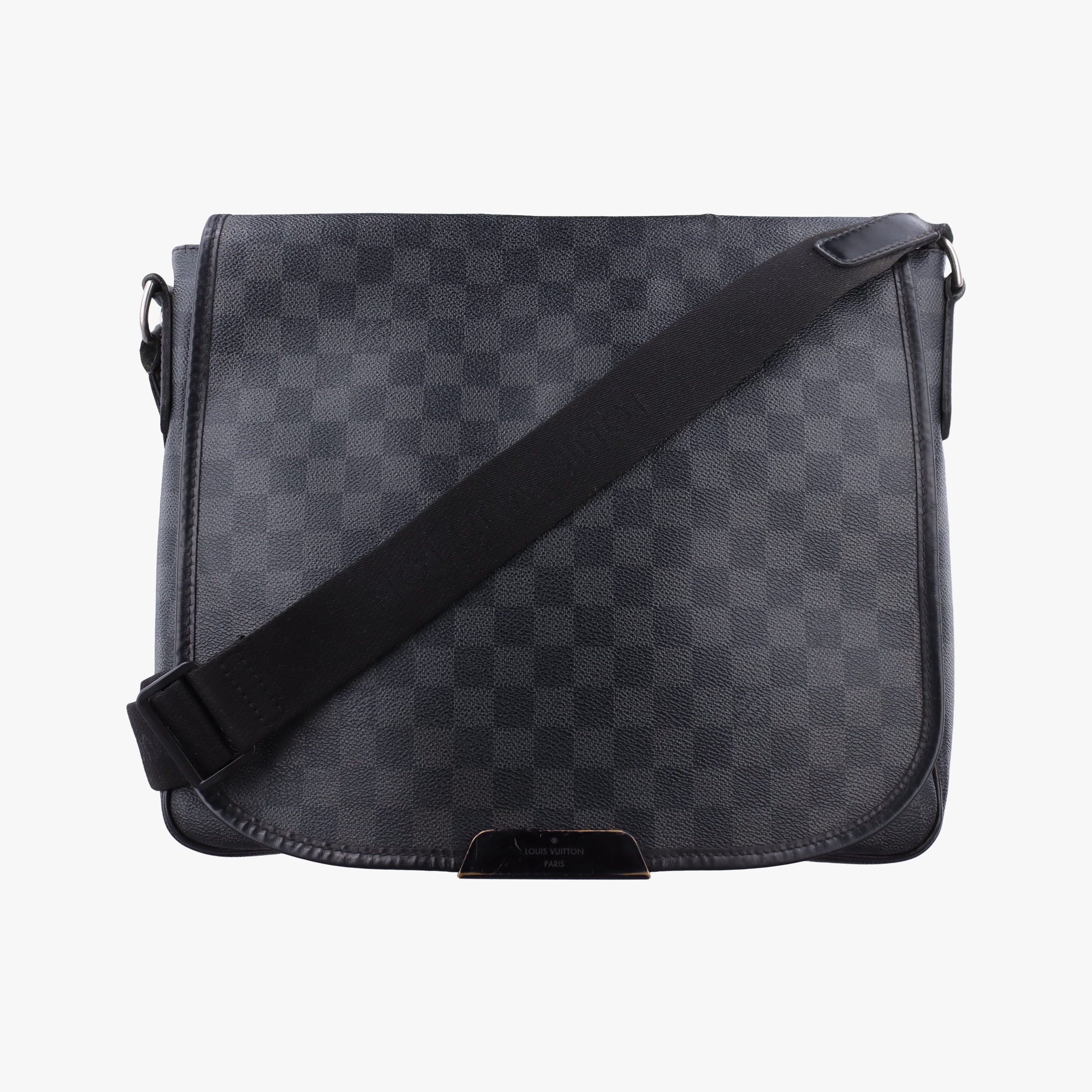 Pre-owned Louis Vuitton DANIEL MM Noir Damier GRAPHITE N58029 shoulderbag | stylenewstar