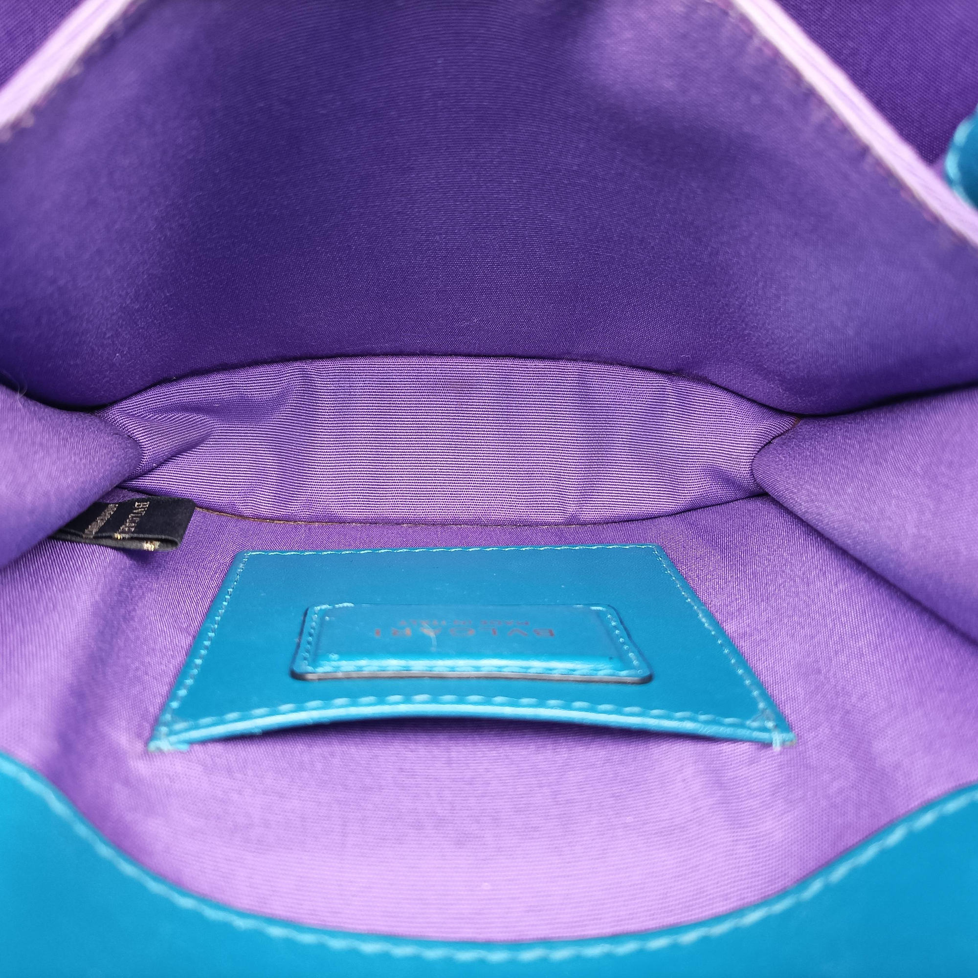 Pre-owned Bvlgari SERPENTI FOREVER Blue Leather  shoulderbag | stylenewstar