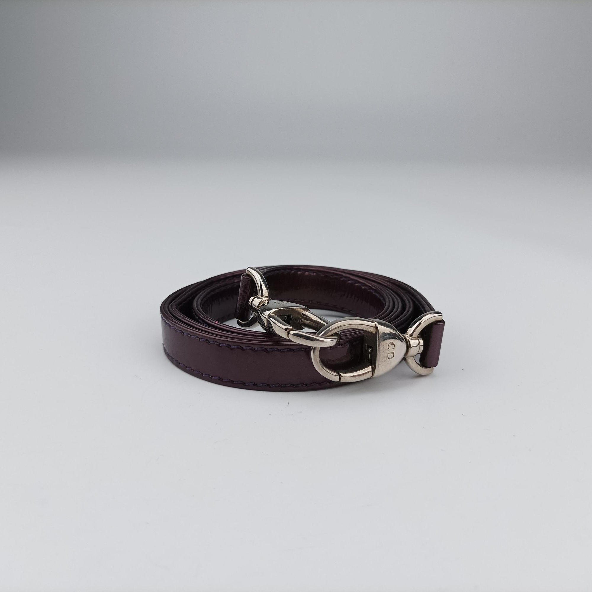 Pre-owned Christian Dior Lady Dior Purple×Orange×Brown Lambskin  shoulderbag | stylenewstar