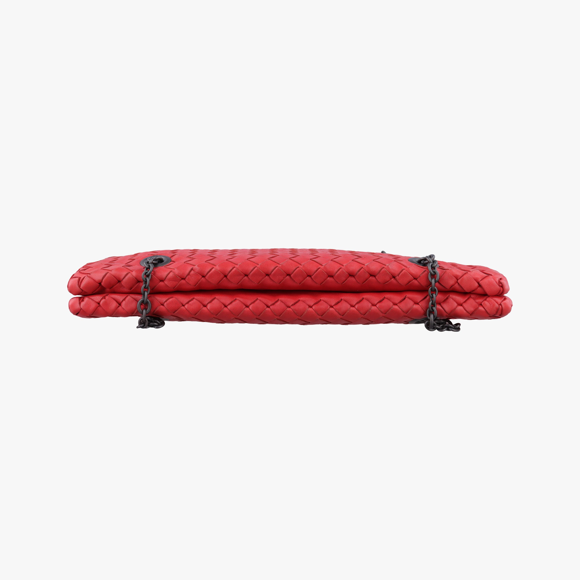 Vintage Bottega Veneta Duo Intrecciato Red lambskin  shoulderbag | stylenewstar