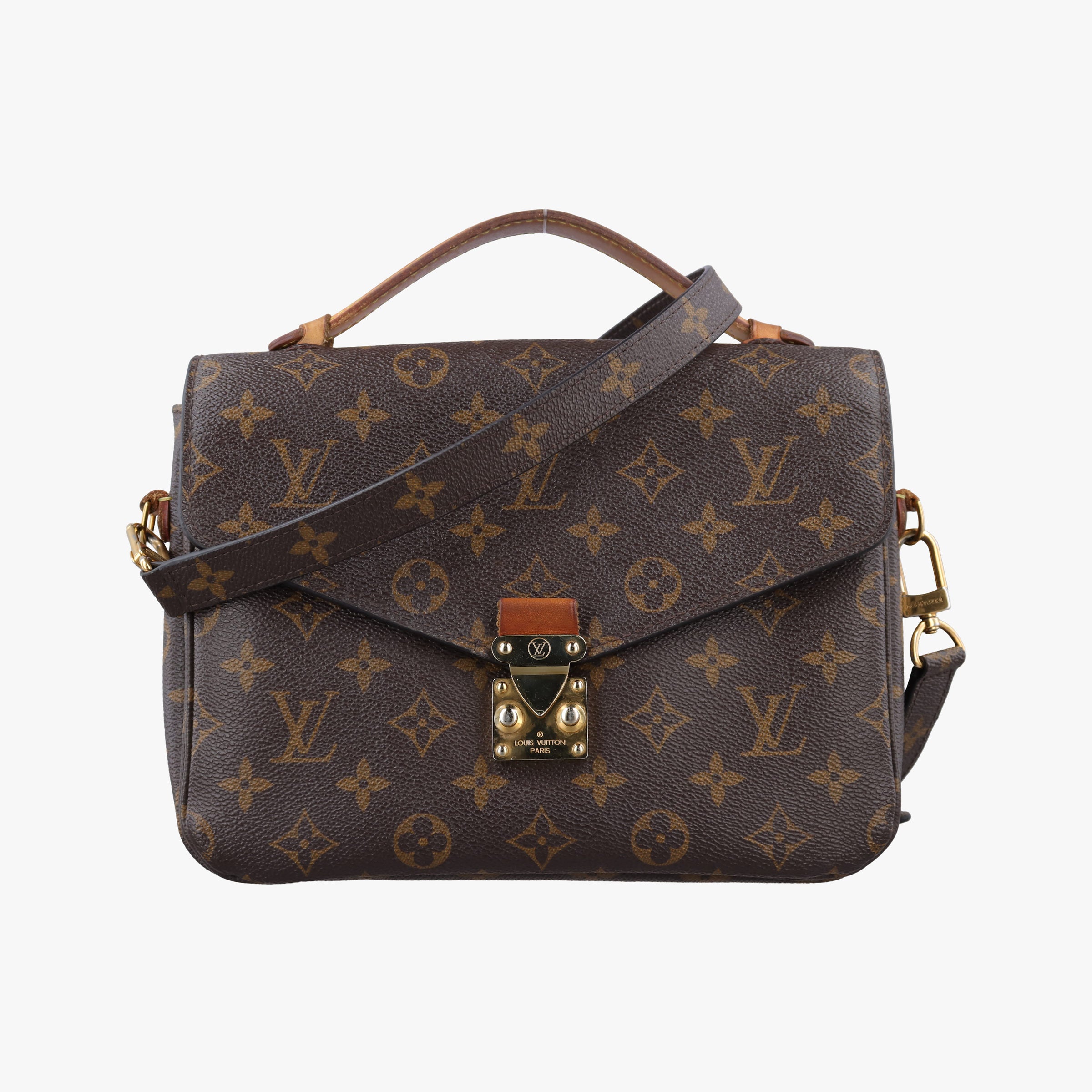 Pre-owned Louis Vuitton Pochette Metis MM Brown Monogram Canvas M44875 shoulderbag | stylenewstar