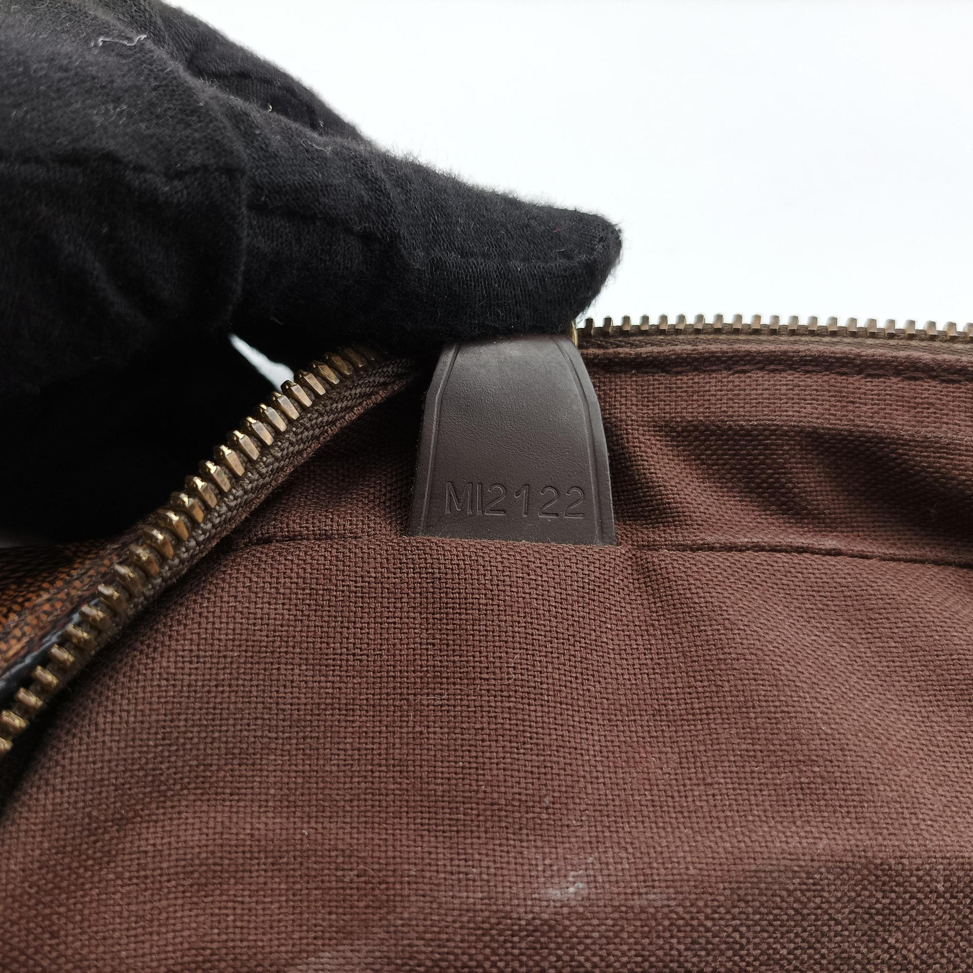Secondhand Louis Vuitton Abbesses EBENE Damier Canvas M45257 shoulderbag | stylenewstar