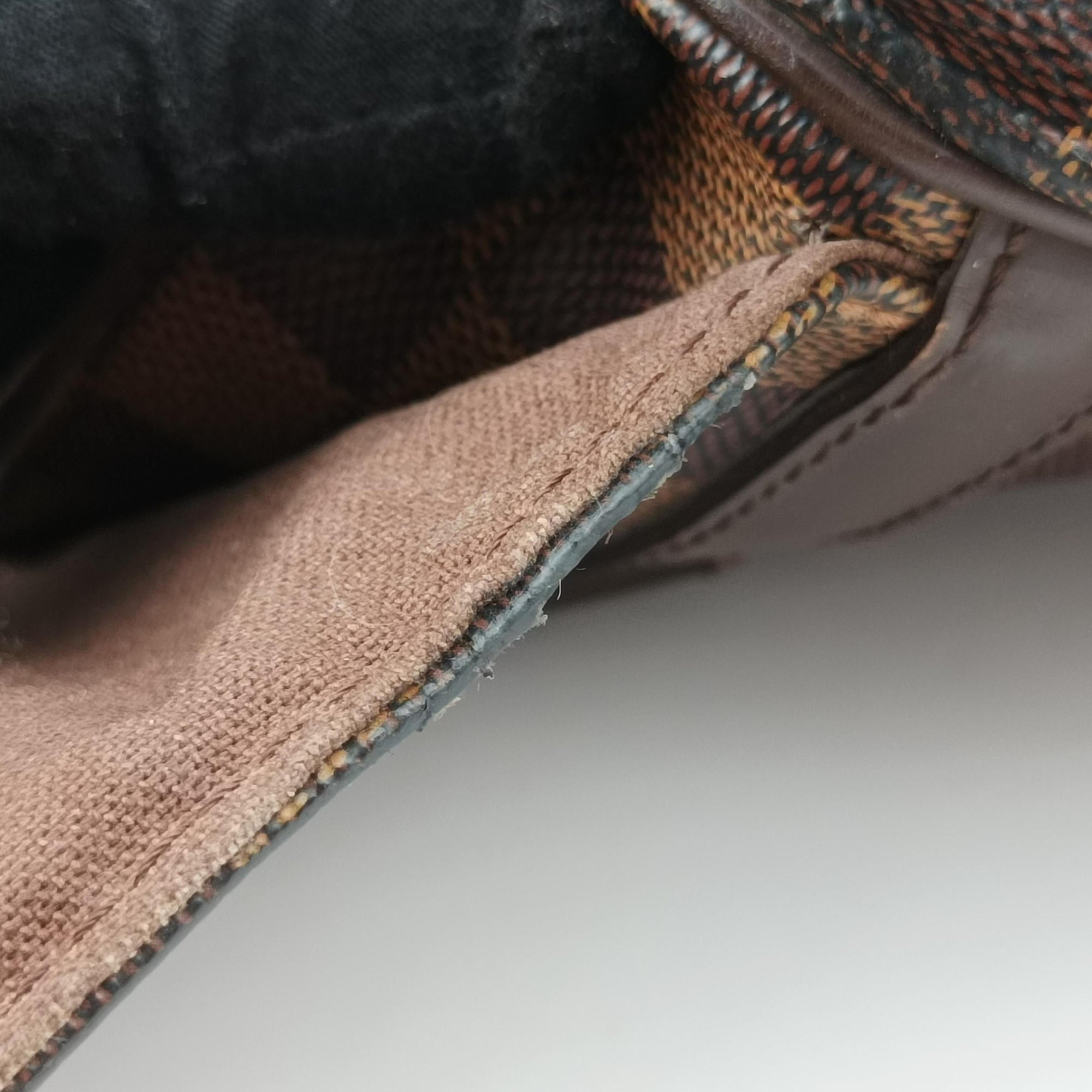 Secondhand Louis Vuitton Abbesses EBENE Damier Canvas M45257 shoulderbag | stylenewstar