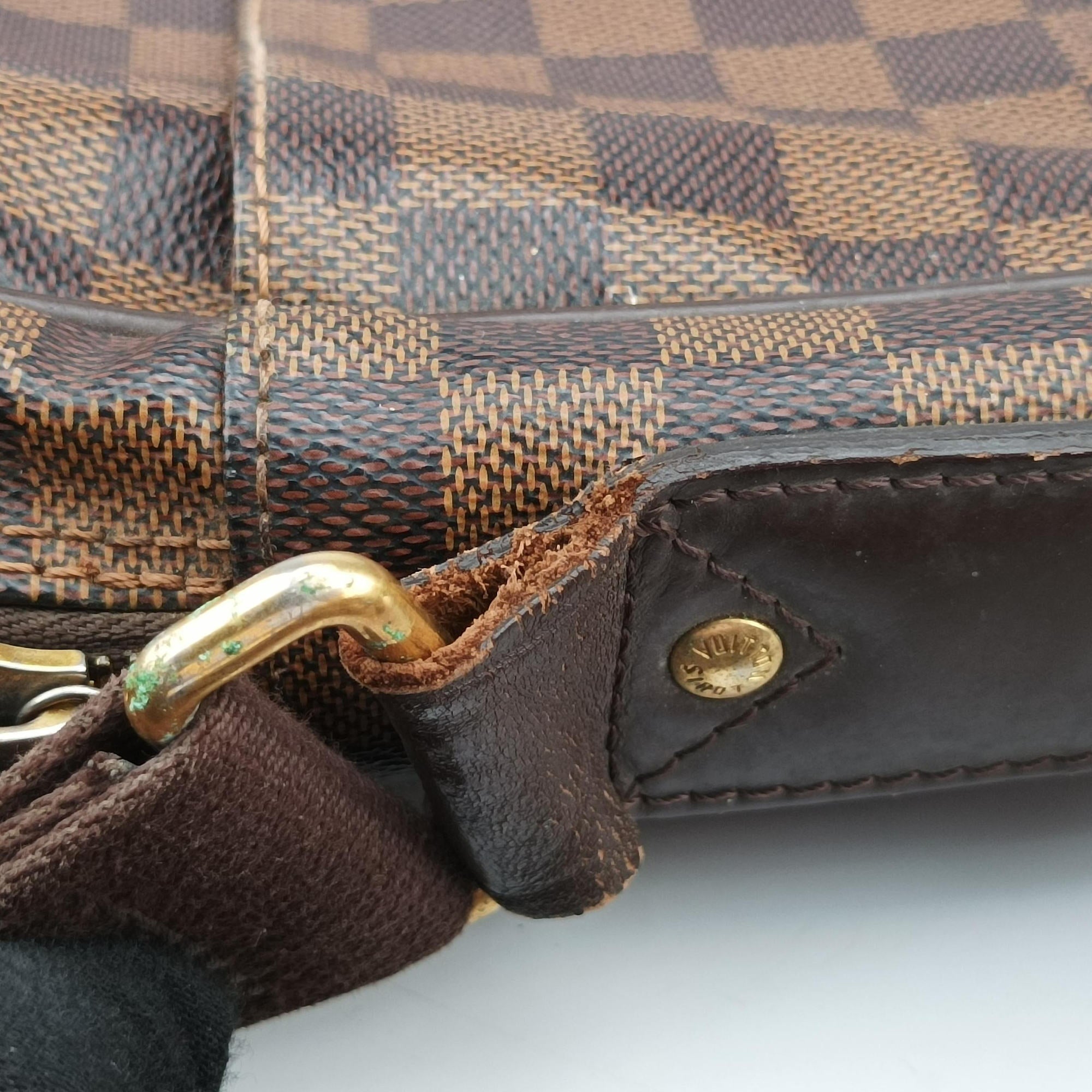 Secondhand Louis Vuitton Abbesses EBENE Damier Canvas M45257 shoulderbag | stylenewstar