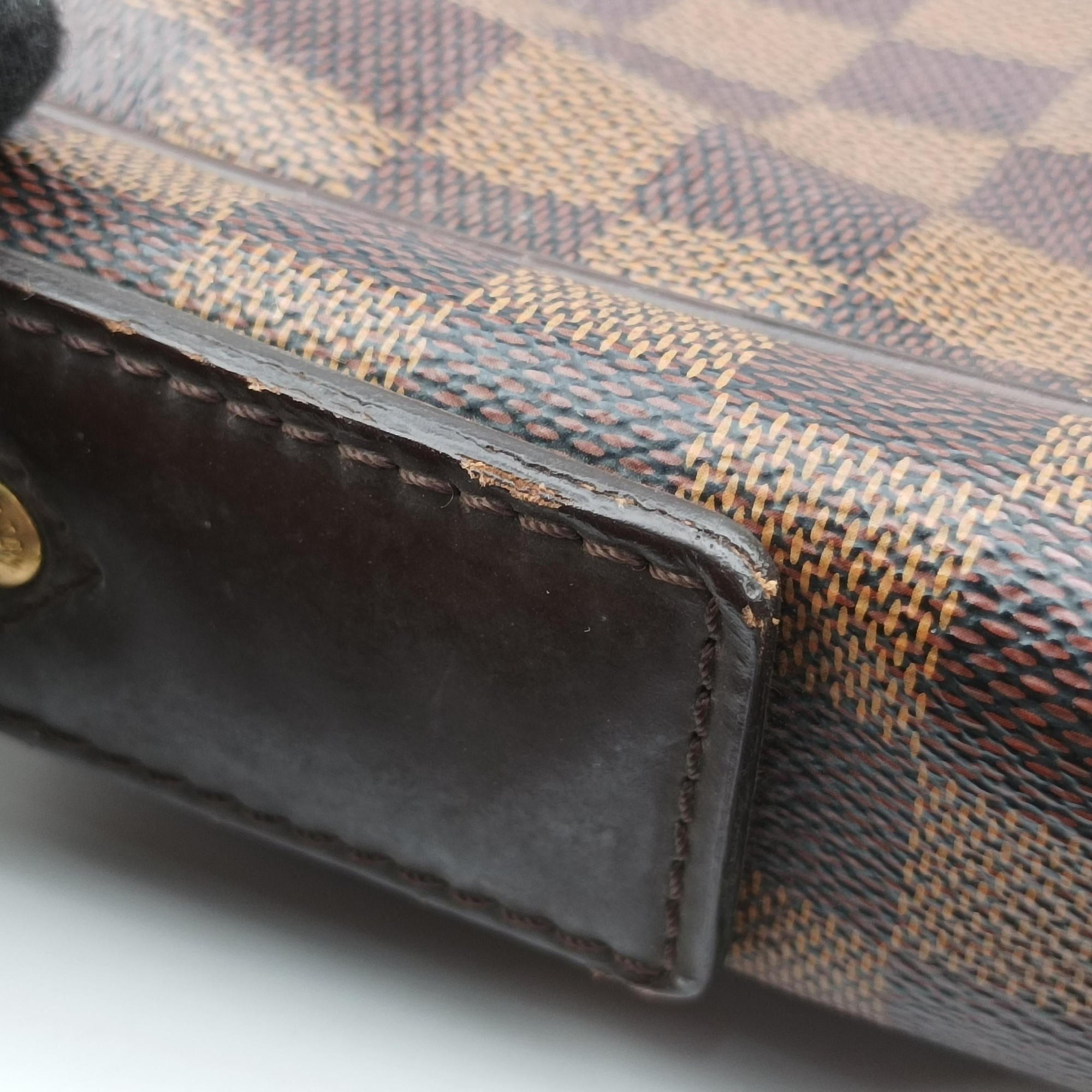Secondhand Louis Vuitton Abbesses EBENE Damier Canvas M45257 shoulderbag | stylenewstar