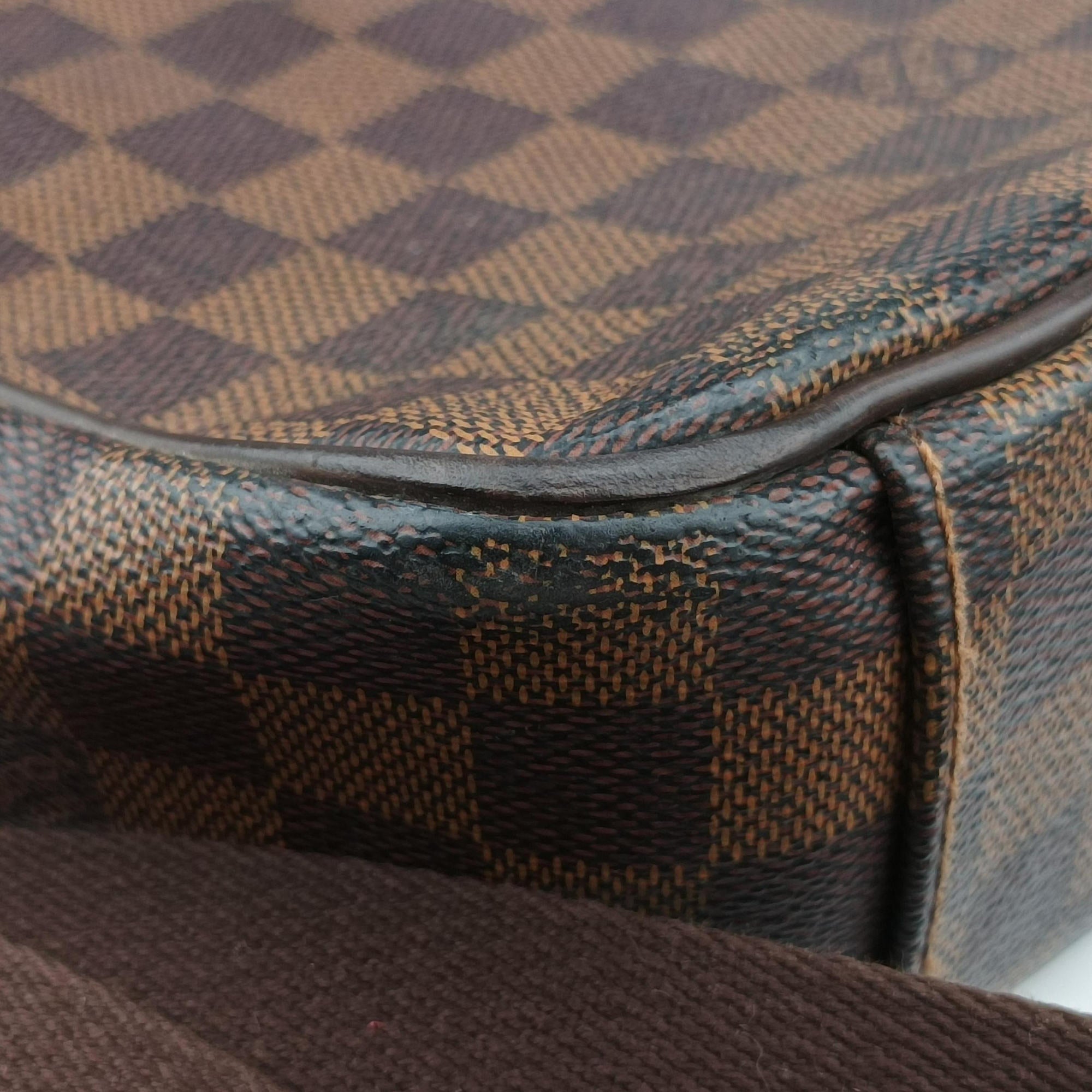 Secondhand Louis Vuitton Abbesses EBENE Damier Canvas M45257 shoulderbag | stylenewstar