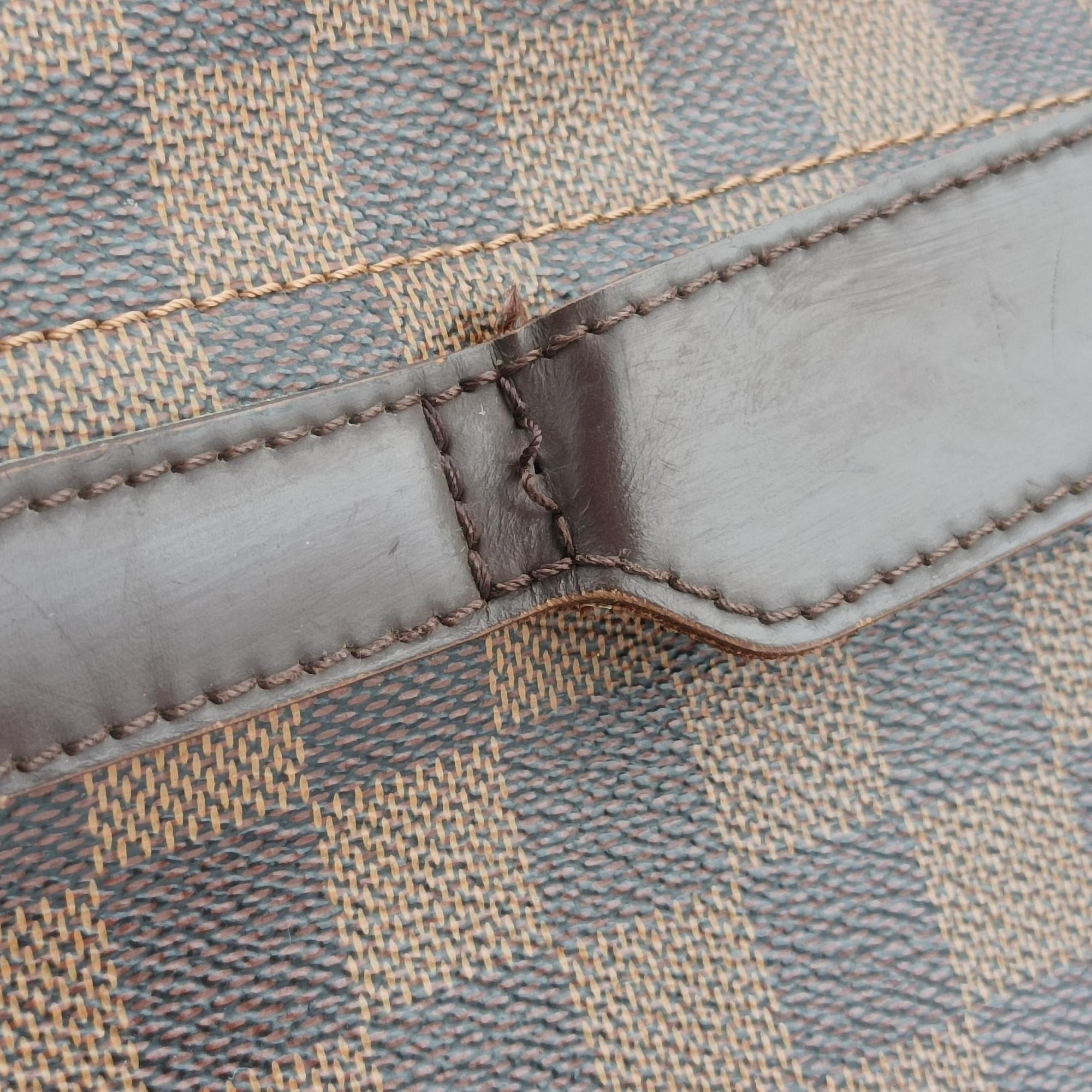 Secondhand Louis Vuitton Abbesses EBENE Damier Canvas M45257 shoulderbag | stylenewstar