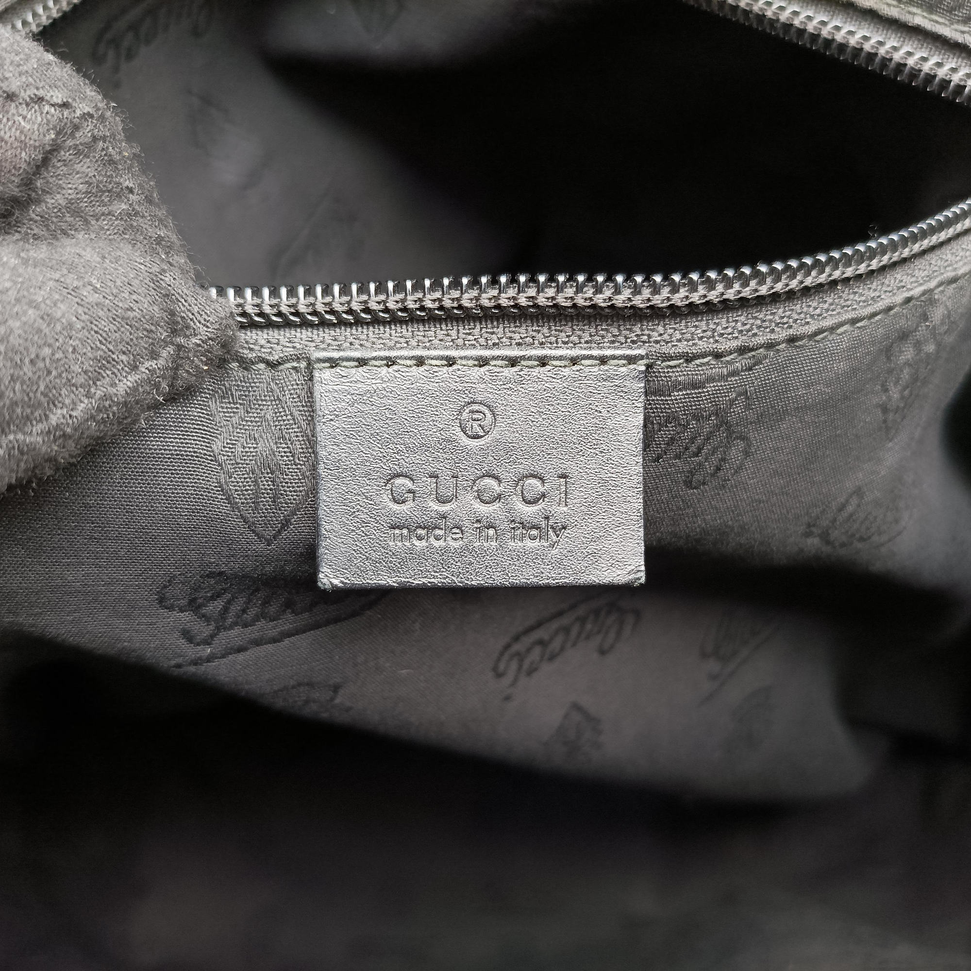 Secondhand Gucci GG Imprime tote Black PVC coated canvas 223668 handbag | stylenewstar