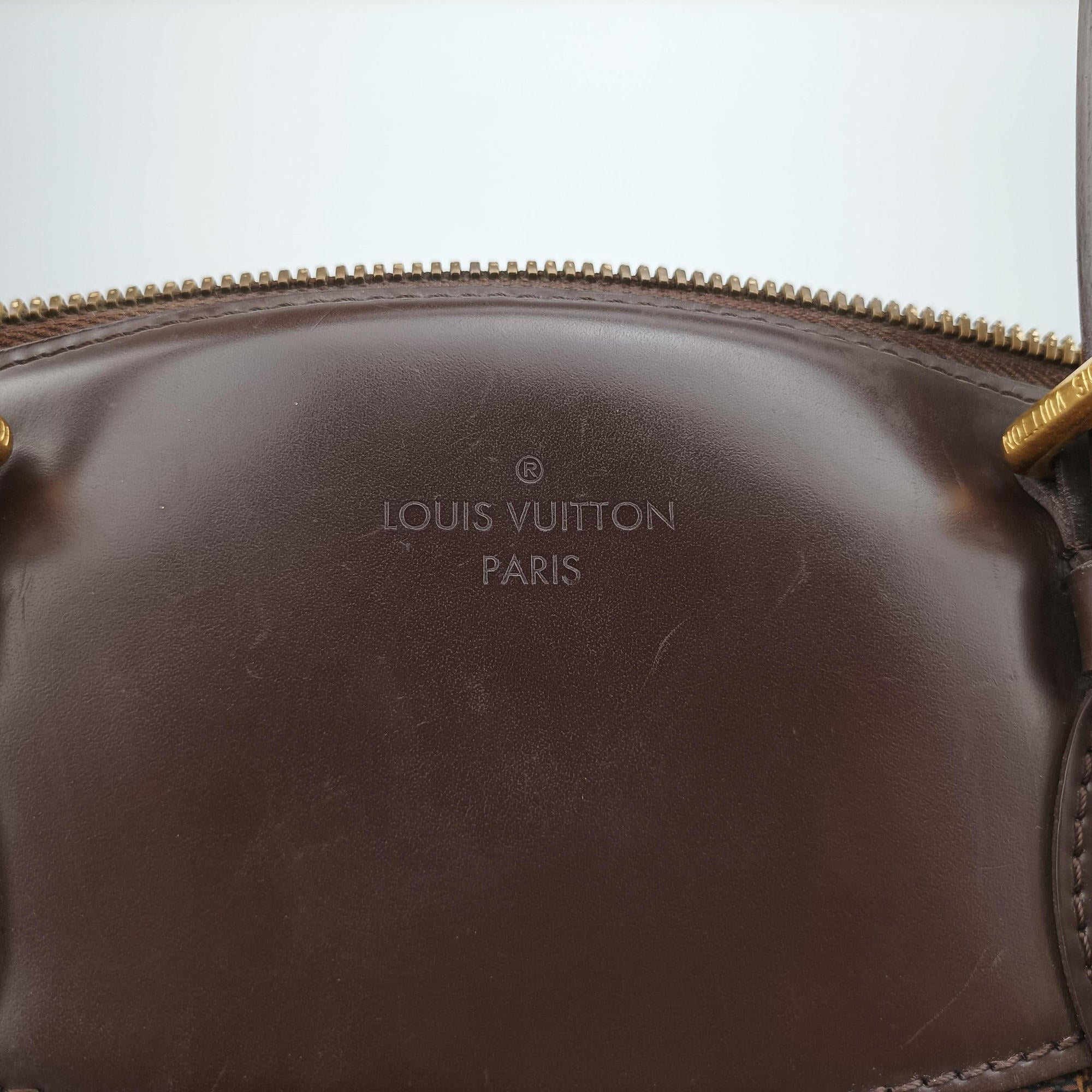Secondhand Louis Vuitton VERONA MM EBENE Damier Canvas N41118 handbag | stylenewstar