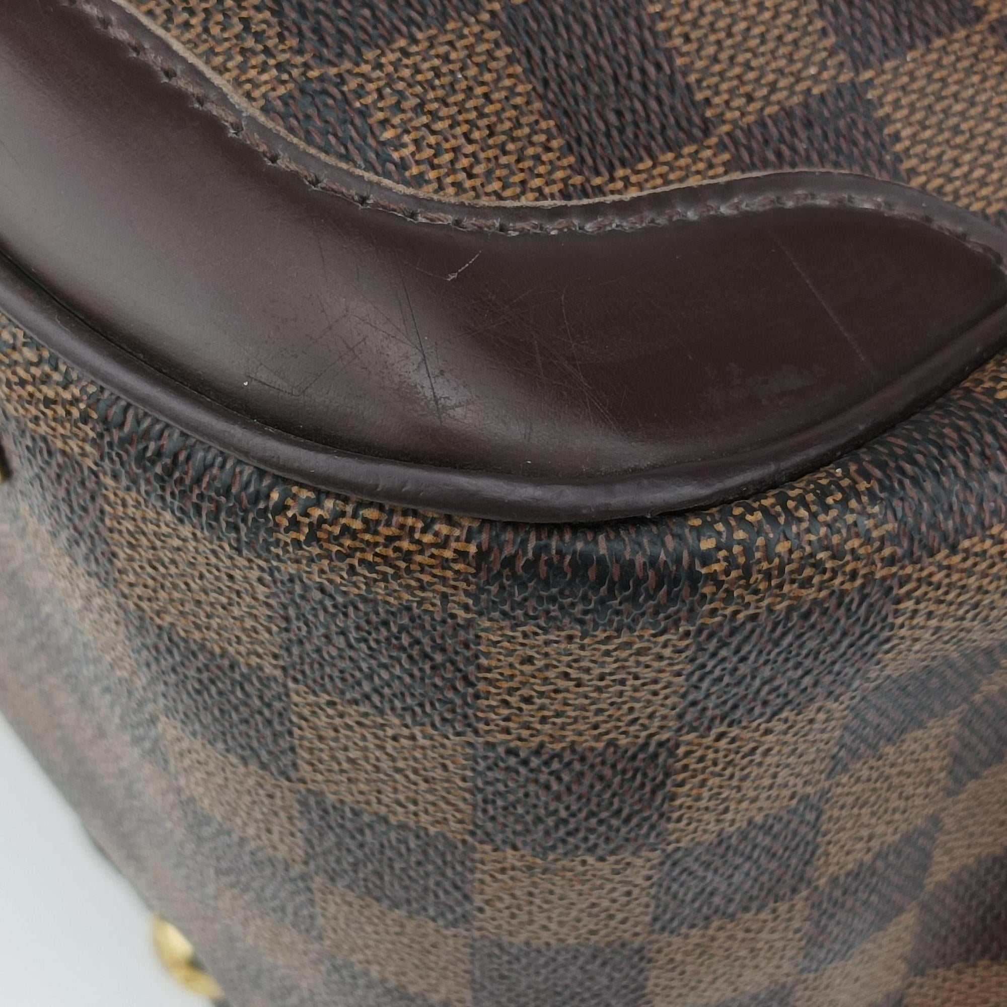 Secondhand Louis Vuitton VERONA MM EBENE Damier Canvas N41118 handbag | stylenewstar