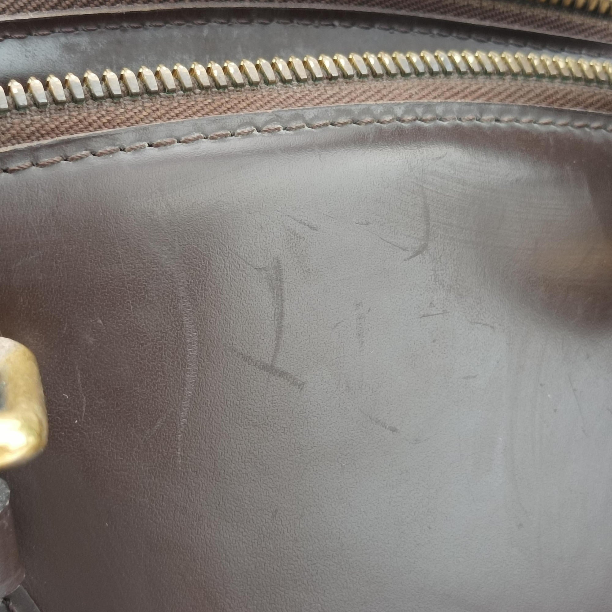 Secondhand Louis Vuitton VERONA MM EBENE Damier Canvas N41118 handbag | stylenewstar