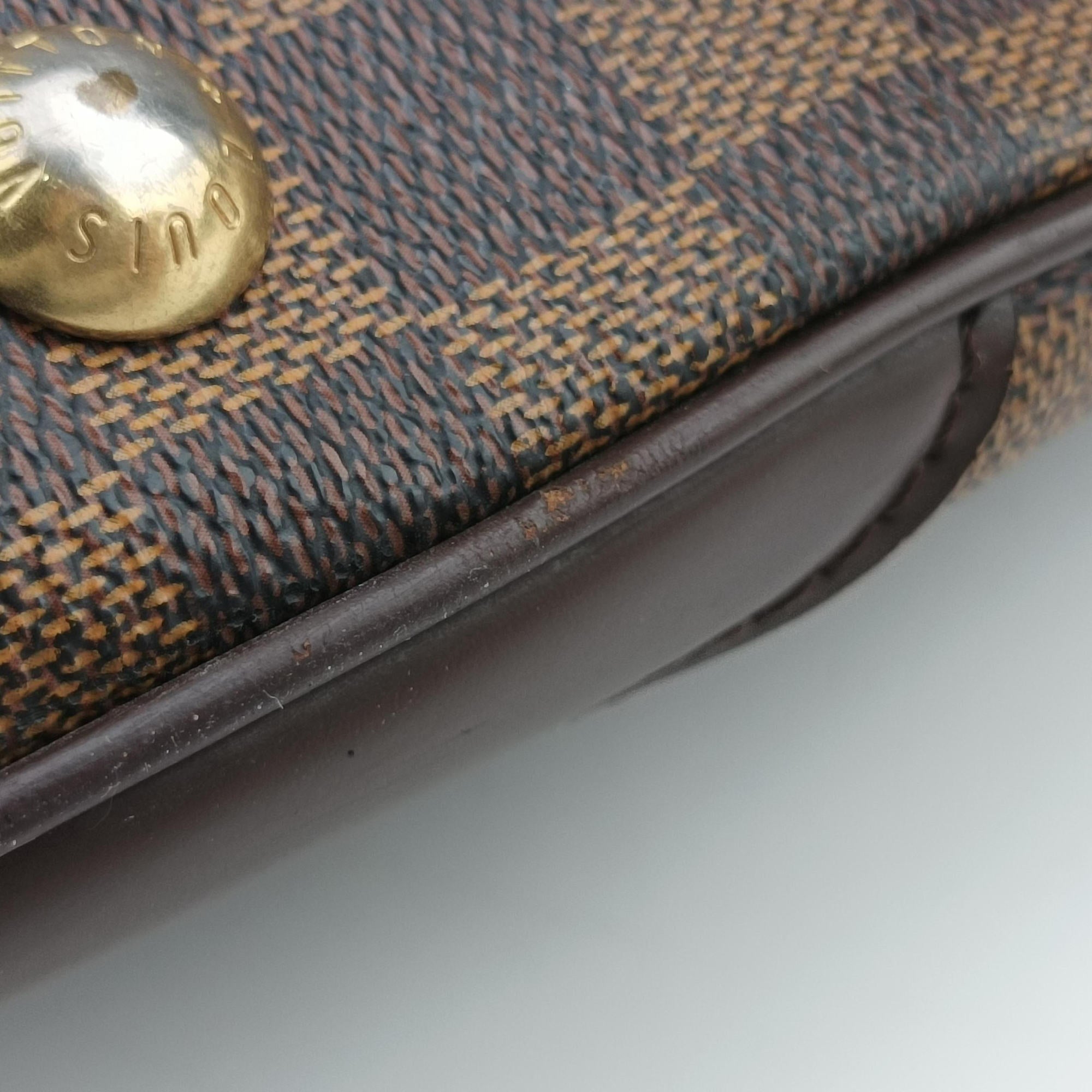 Secondhand Louis Vuitton VERONA MM EBENE Damier Canvas N41118 handbag | stylenewstar