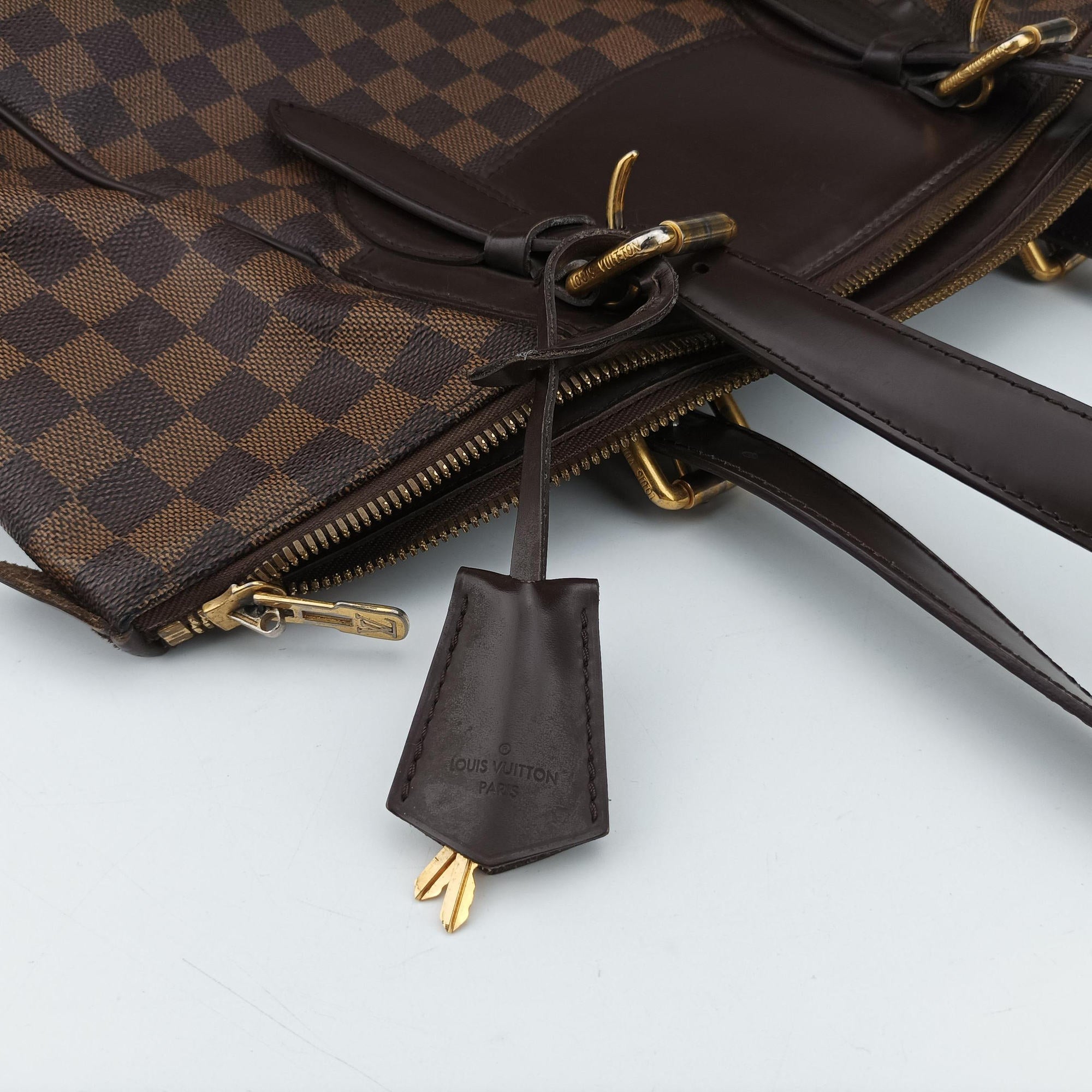 Secondhand Louis Vuitton VERONA MM EBENE Damier Canvas N41118 handbag | stylenewstar