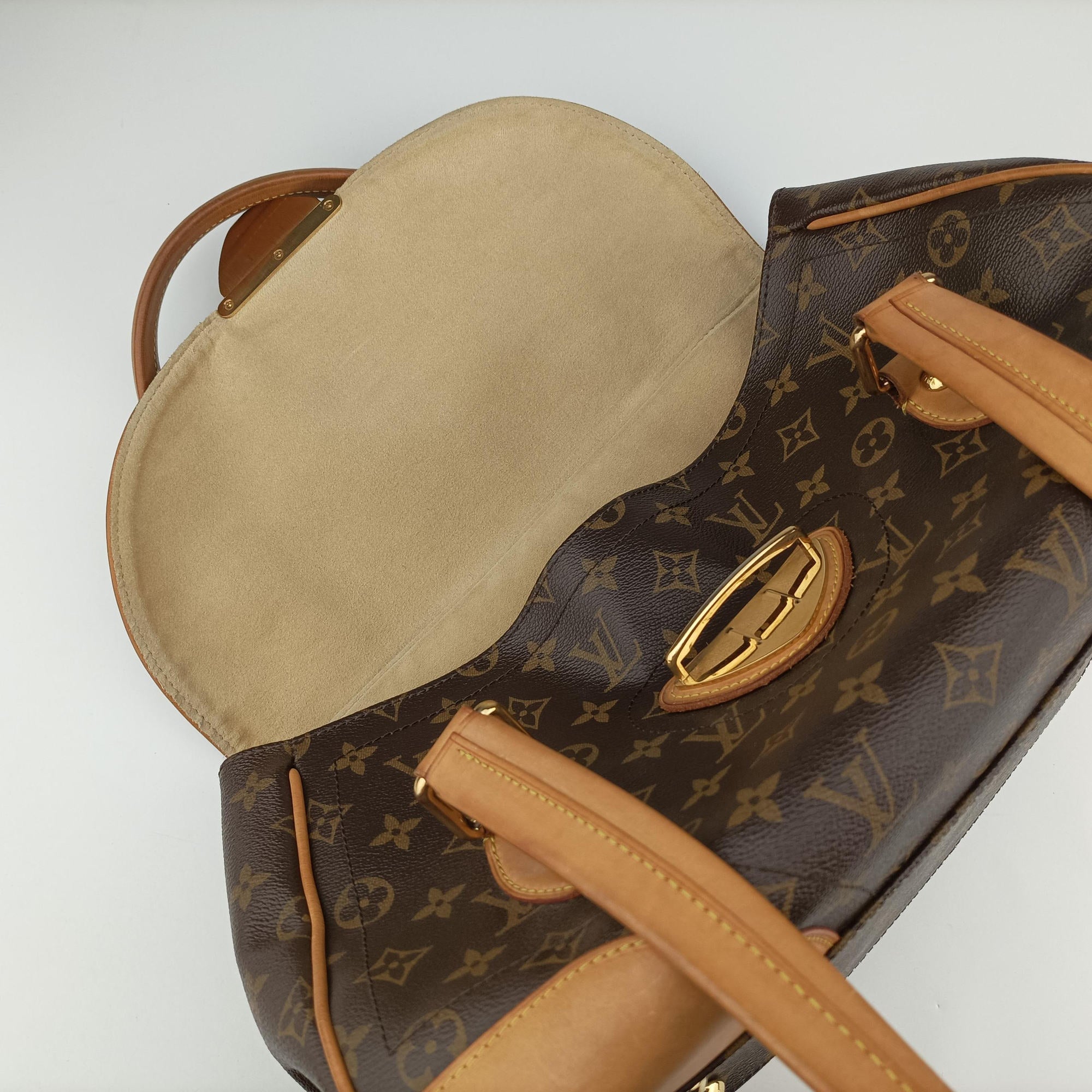 Pre-owned Louis Vuitton Beverly GM brown Monogram Canvas M40120 handbag | stylenewstar