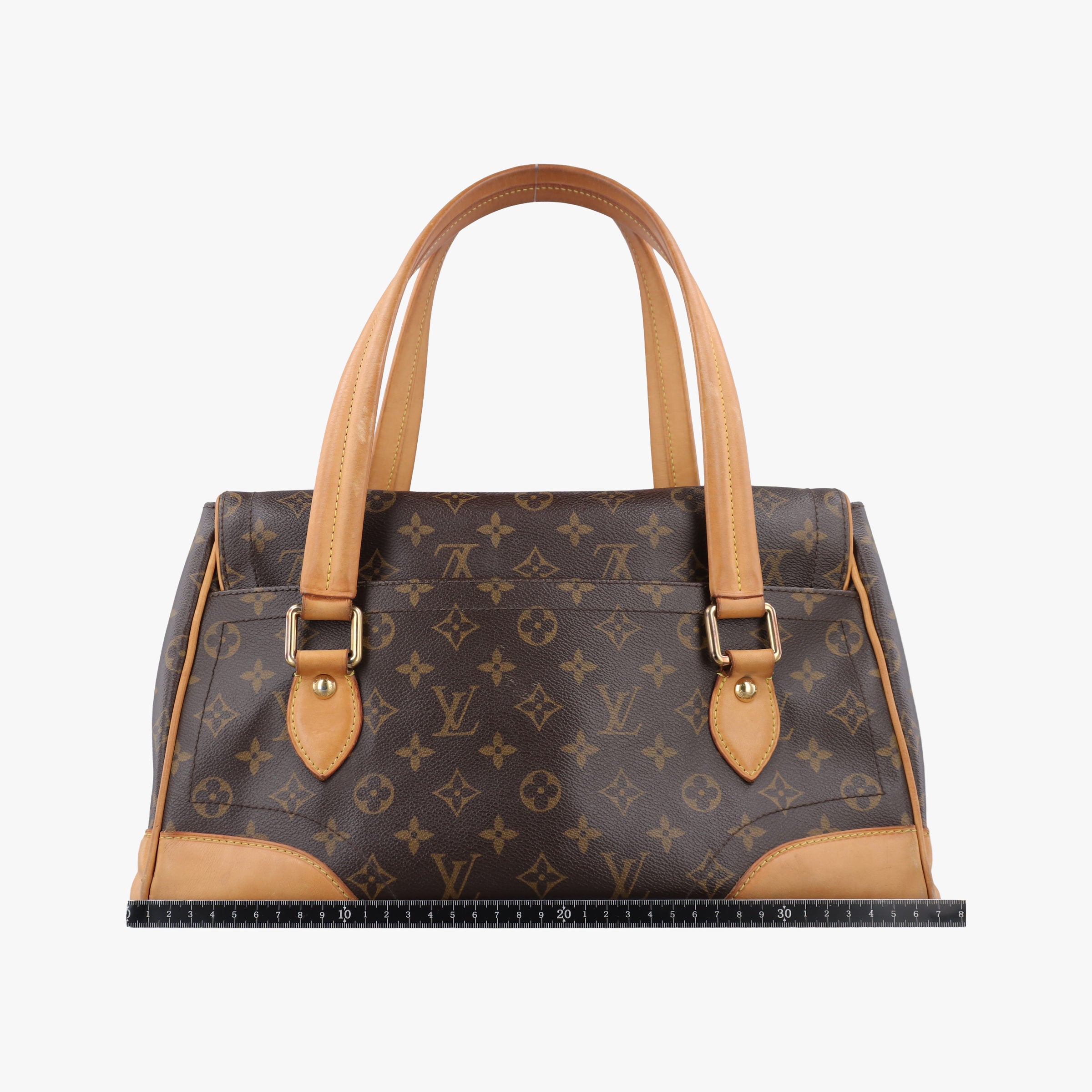 Pre-owned Louis Vuitton Beverly GM brown Monogram Canvas M40120 handbag | stylenewstar