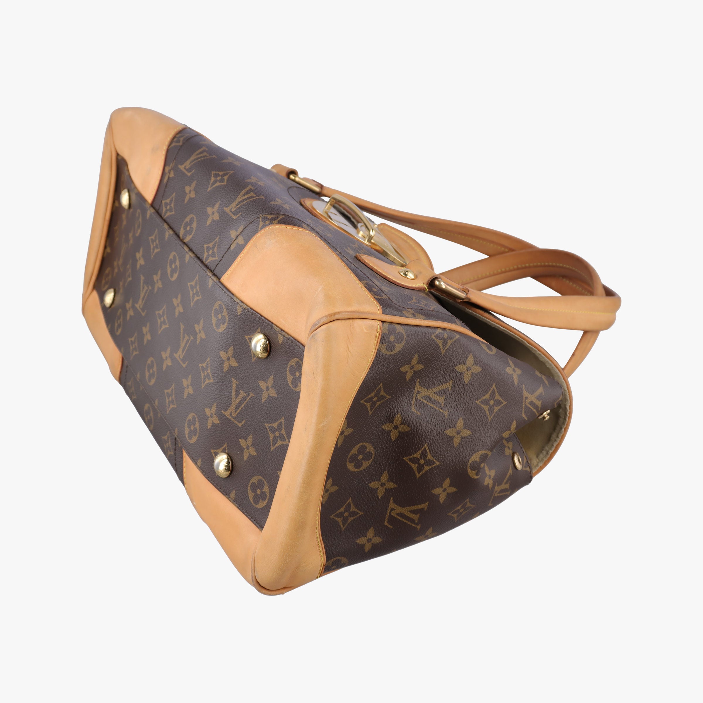 Pre-owned Louis Vuitton Beverly GM brown Monogram Canvas M40120 handbag | stylenewstar