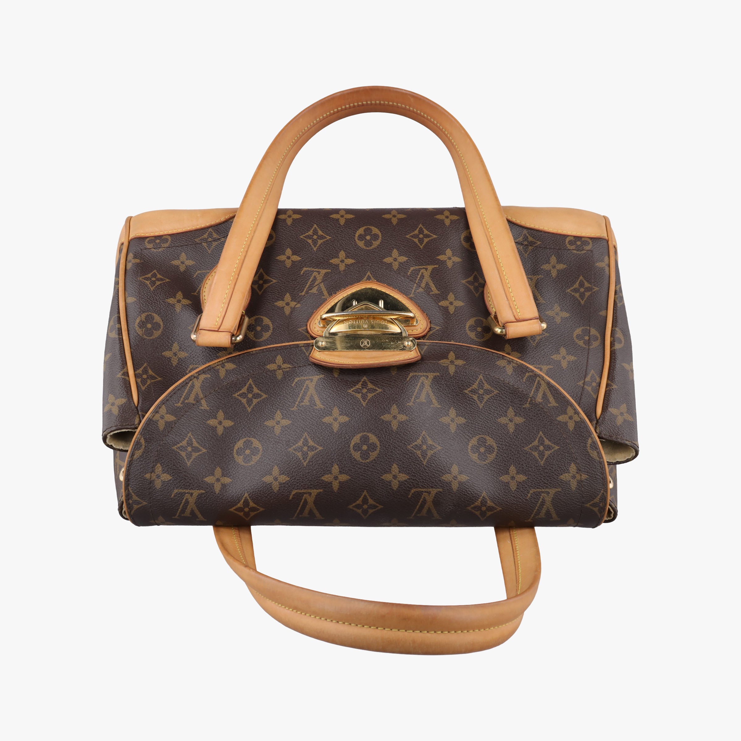 Pre-owned Louis Vuitton Beverly GM brown Monogram Canvas M40120 handbag | stylenewstar