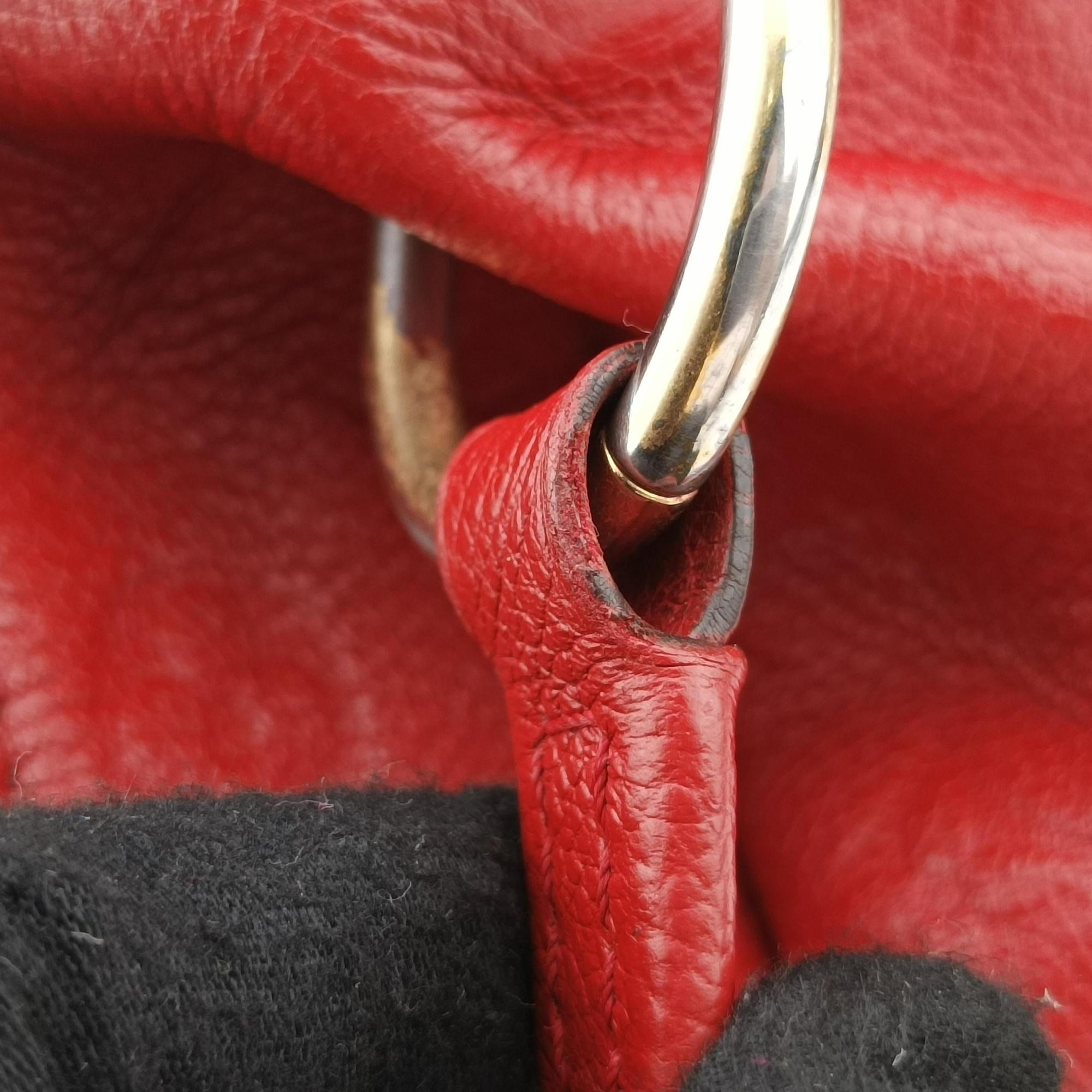 Pre-owned Louis Vuitton Pontus PM Red Monogram Empreinte M43720 handbag | stylenewstar