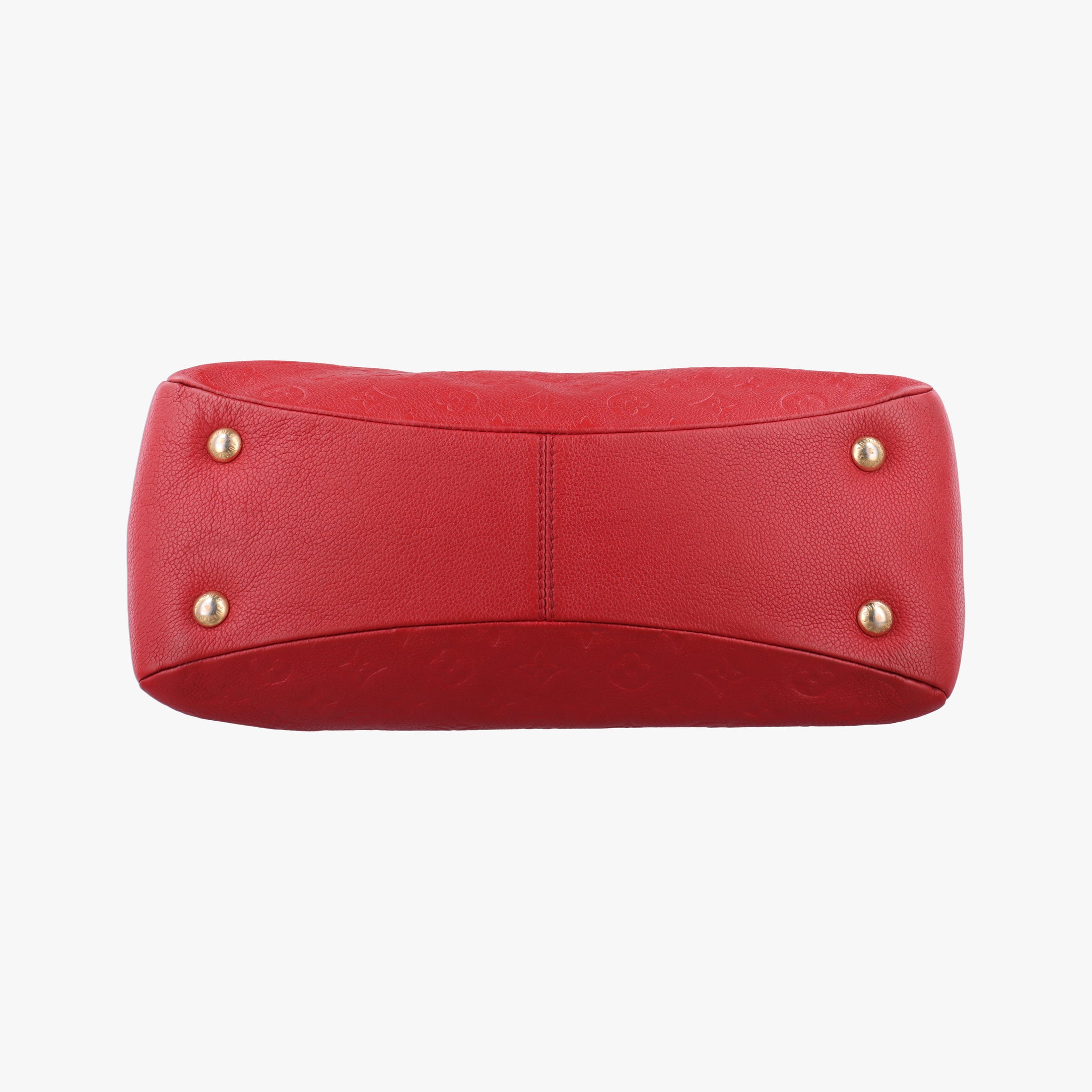 Pre-owned Louis Vuitton Pontus PM Red Monogram Empreinte M43720 handbag | stylenewstar