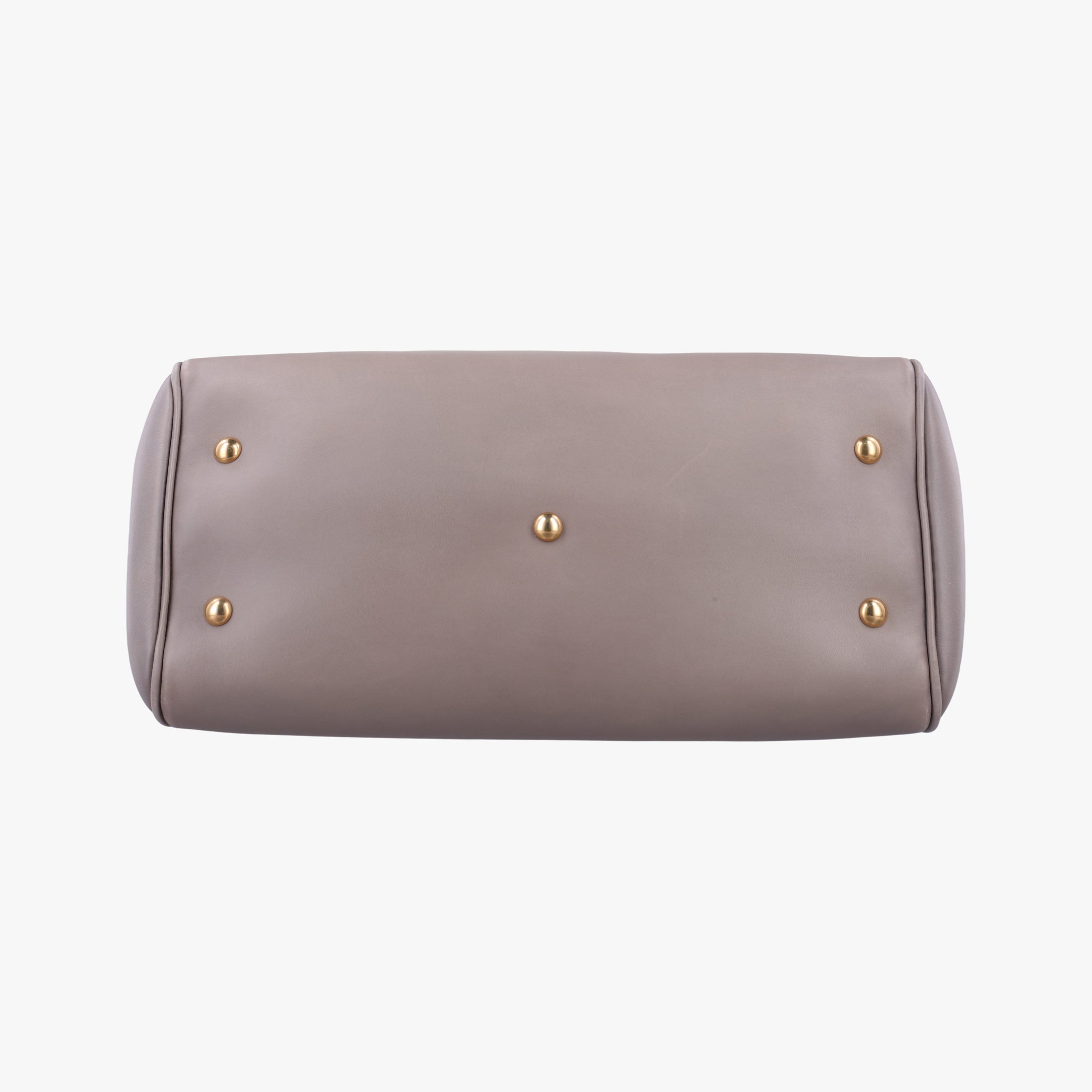 Pre-owned Gucci horse bit Grey Leather 296900 handbag | stylenewstar