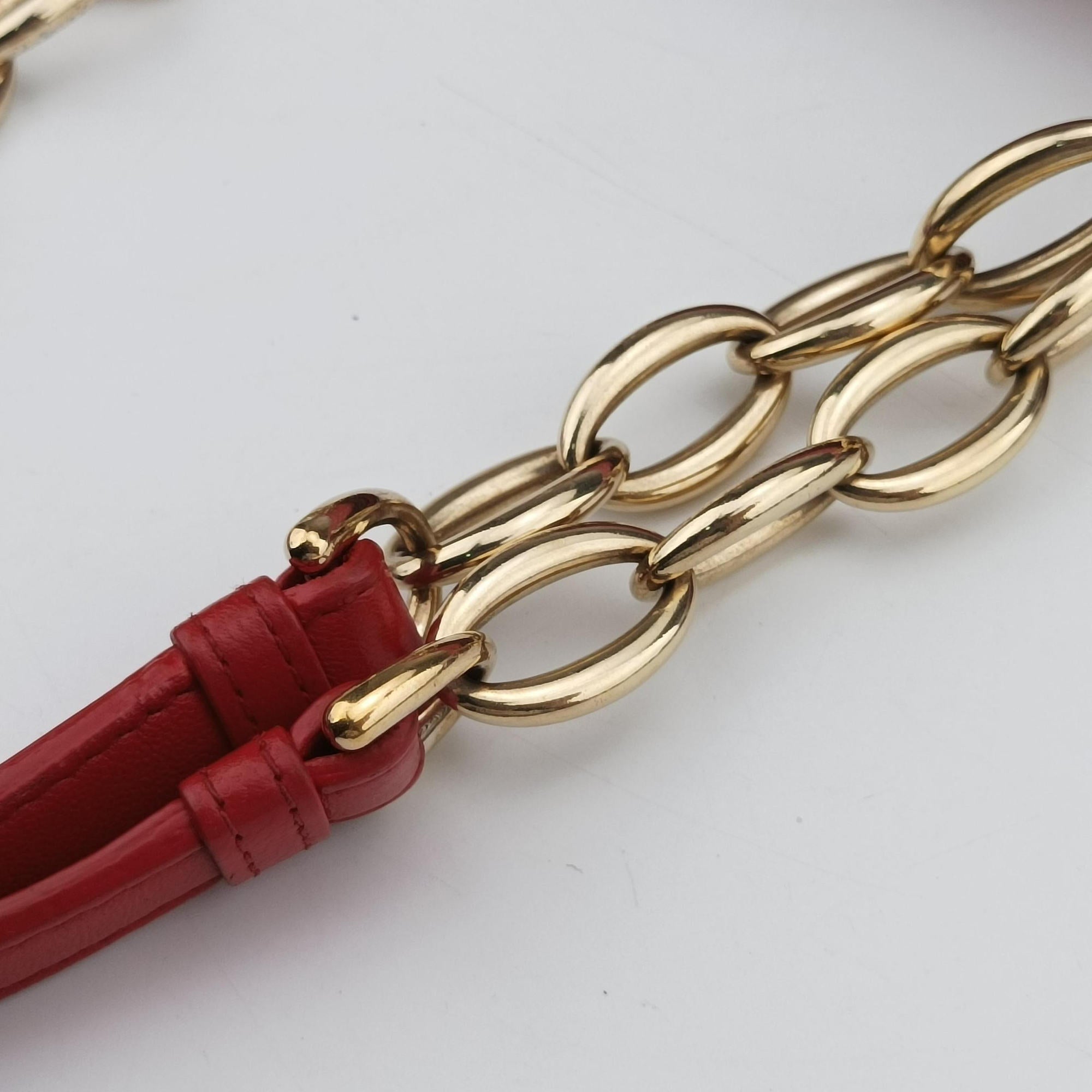Pre-owned Christian Dior Cannage Dior Soft Shopping Red lambskin  shoulderbag | stylenewstar
