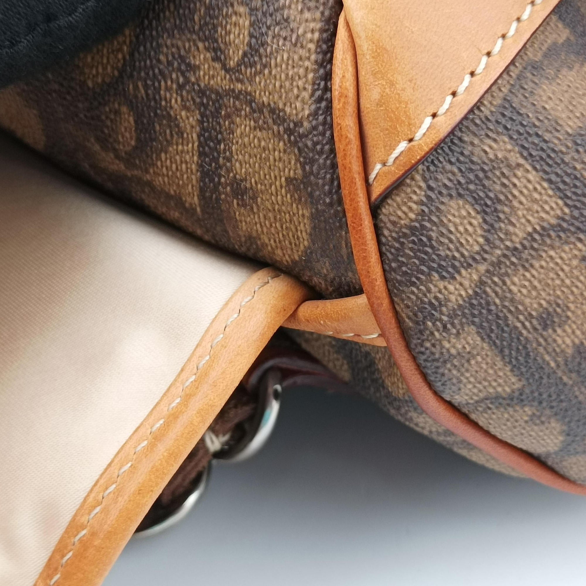 Pre-owned Christian Dior Romantique Trotter Brown Jacquard × Leather × Velvet  handbag | stylenewstar