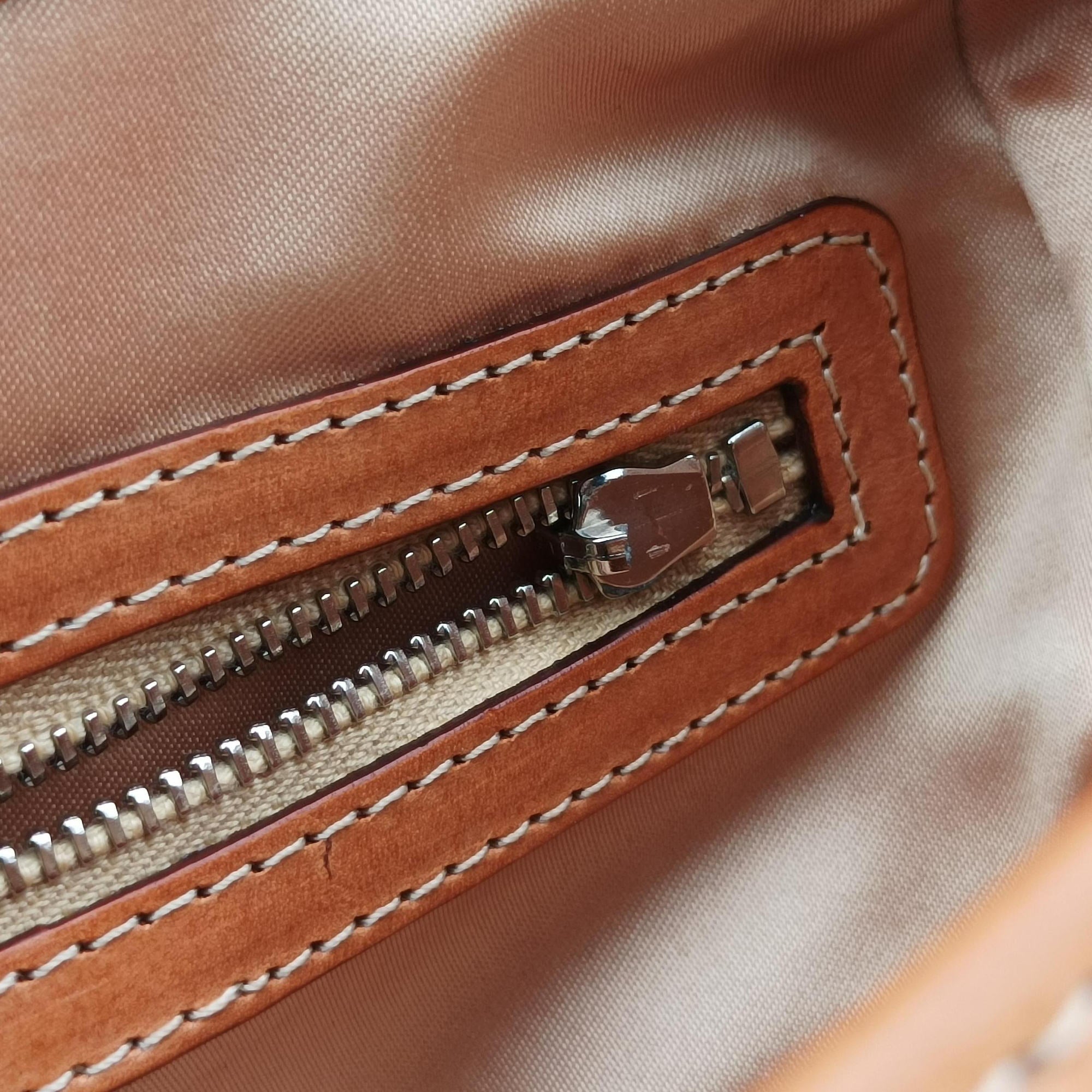 Pre-owned Christian Dior Romantique Trotter Brown Jacquard × Leather × Velvet  handbag | stylenewstar