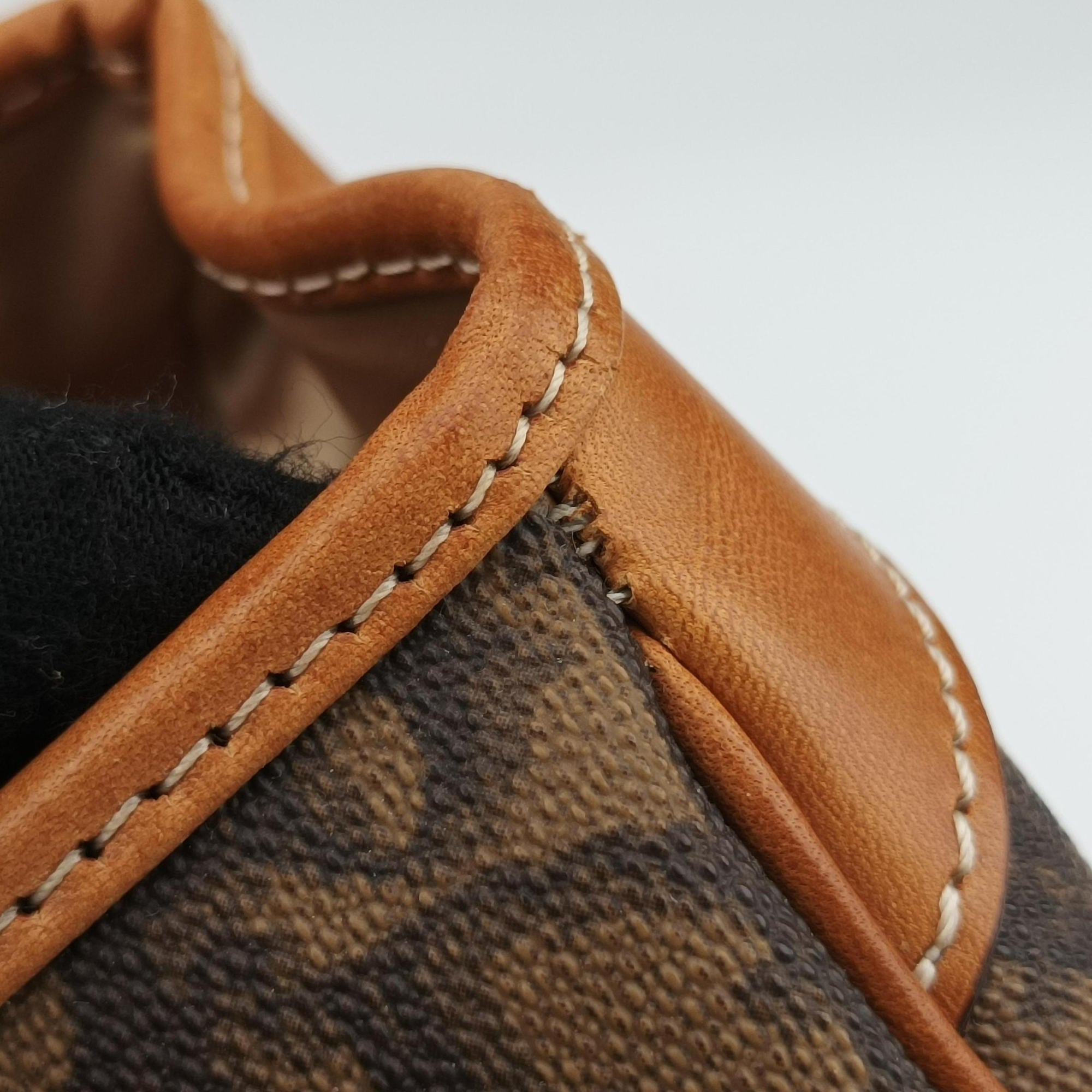 Pre-owned Christian Dior Romantique Trotter Brown Jacquard × Leather × Velvet  handbag | stylenewstar
