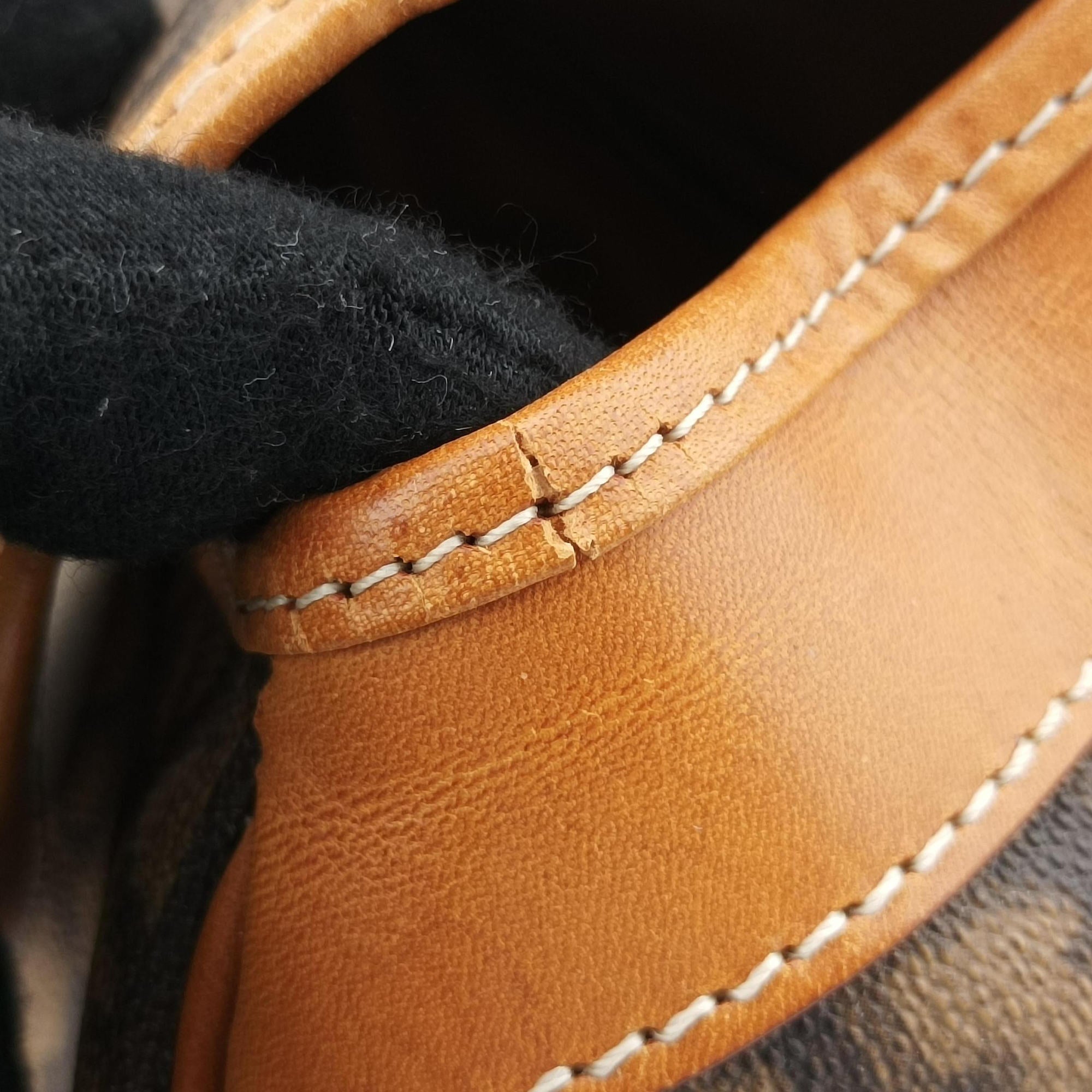 Pre-owned Christian Dior Romantique Trotter Brown Jacquard × Leather × Velvet  handbag | stylenewstar
