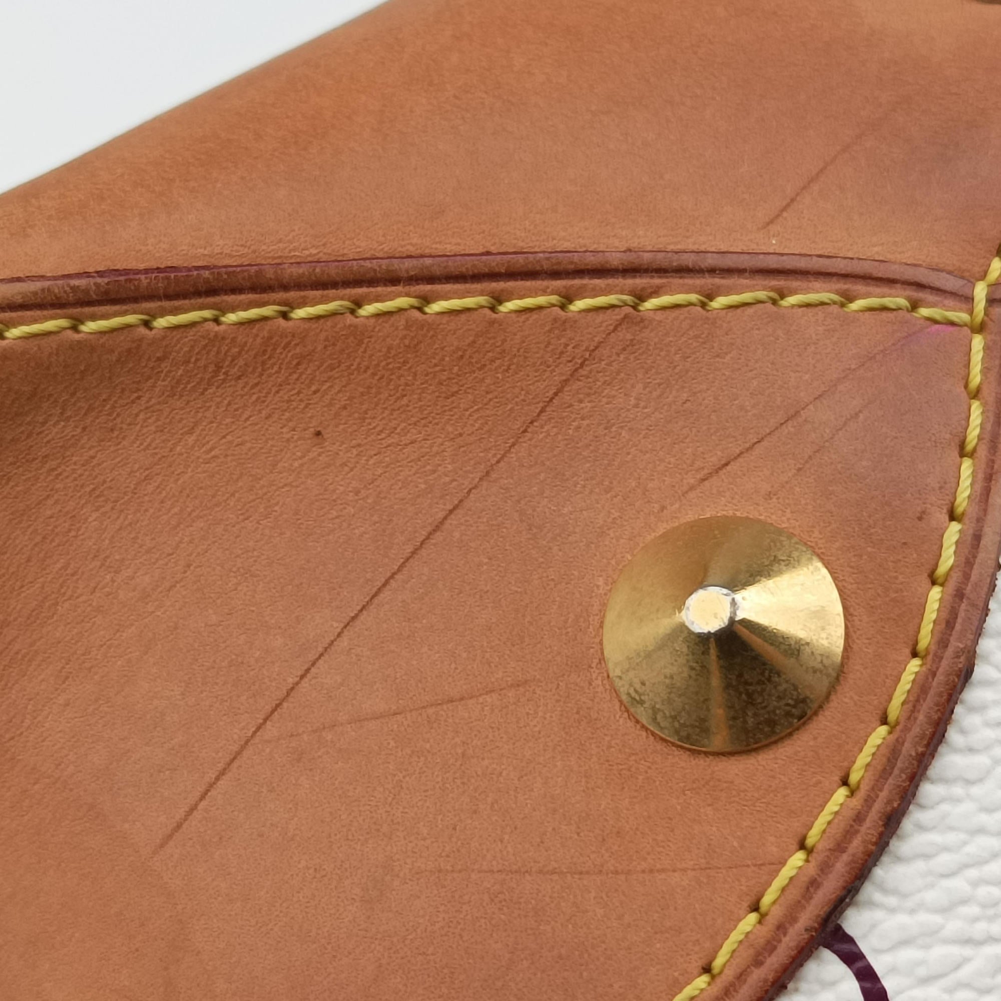 Vintage Louis Vuitton JUDY MM white Monogram Multicolor M40255 shoulderbag | stylenewstar