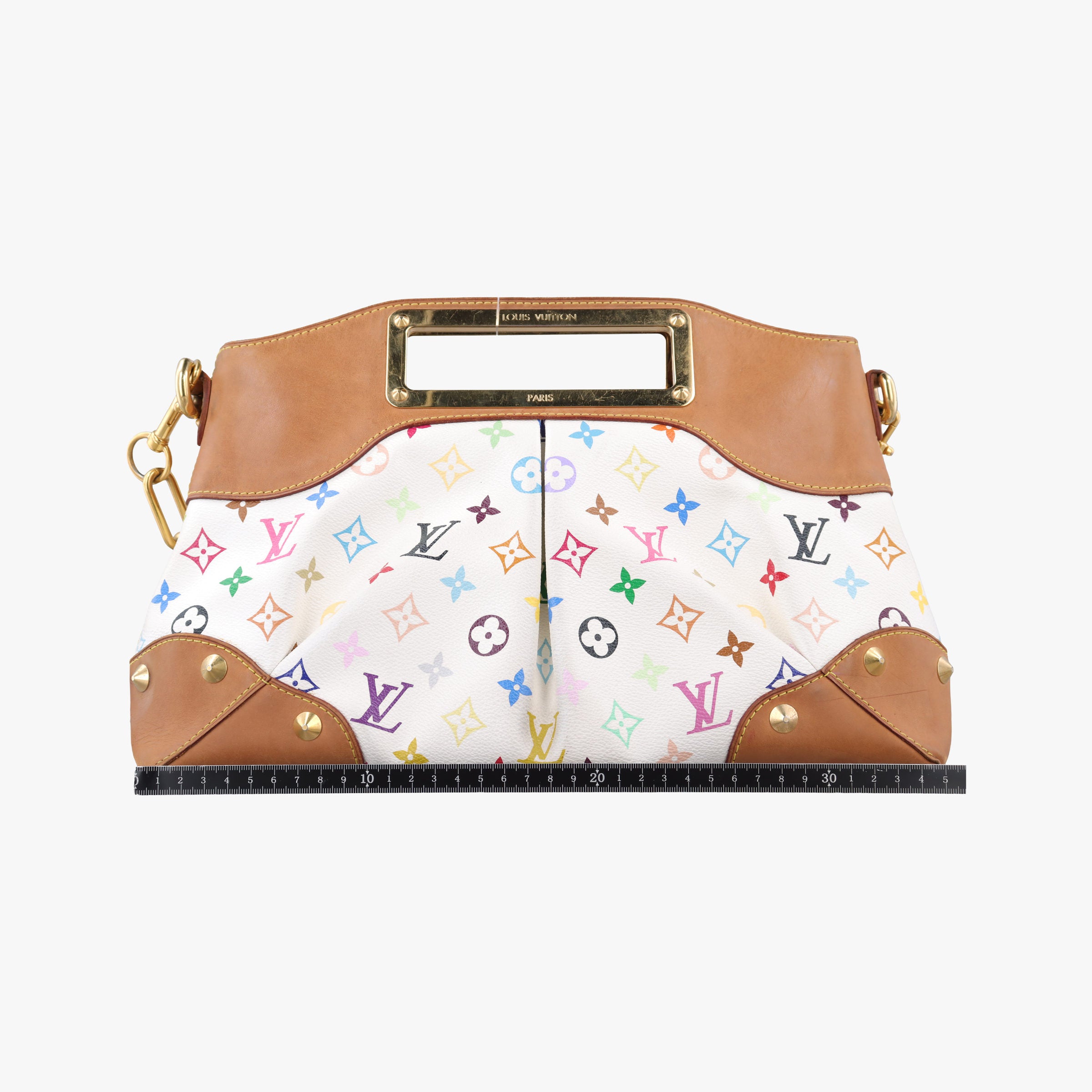 Vintage Louis Vuitton JUDY MM white Monogram Multicolor M40255 shoulderbag | stylenewstar