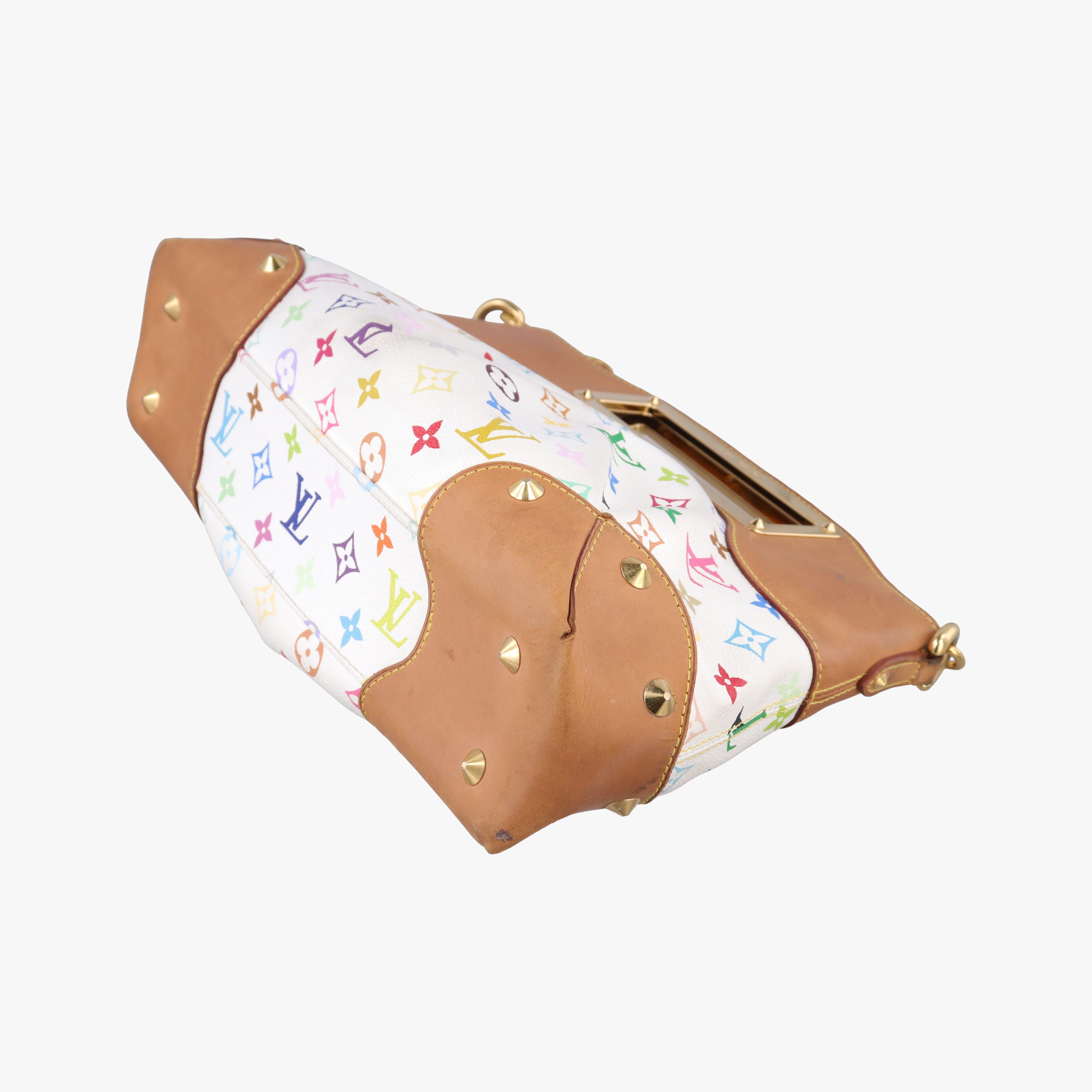 Vintage Louis Vuitton JUDY MM white Monogram Multicolor M40255 shoulderbag | stylenewstar