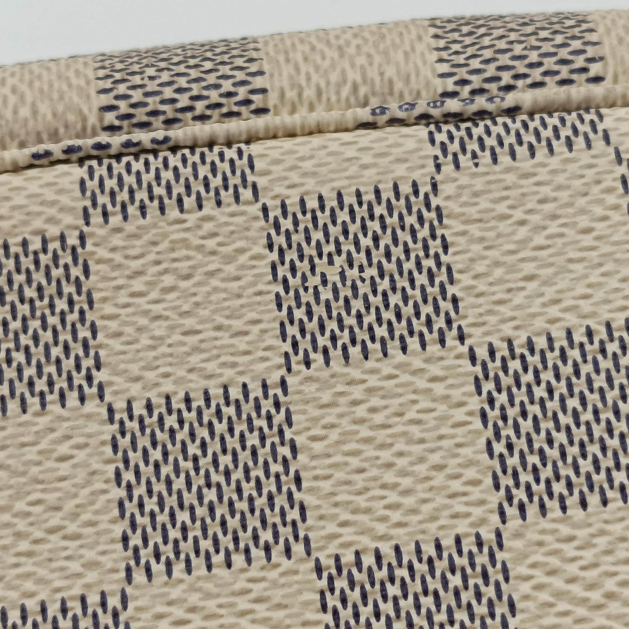Pre-owned Louis Vuitton Mini Pochette Accessoires Azur Damier Canvas N58010 handbag | stylenewstar