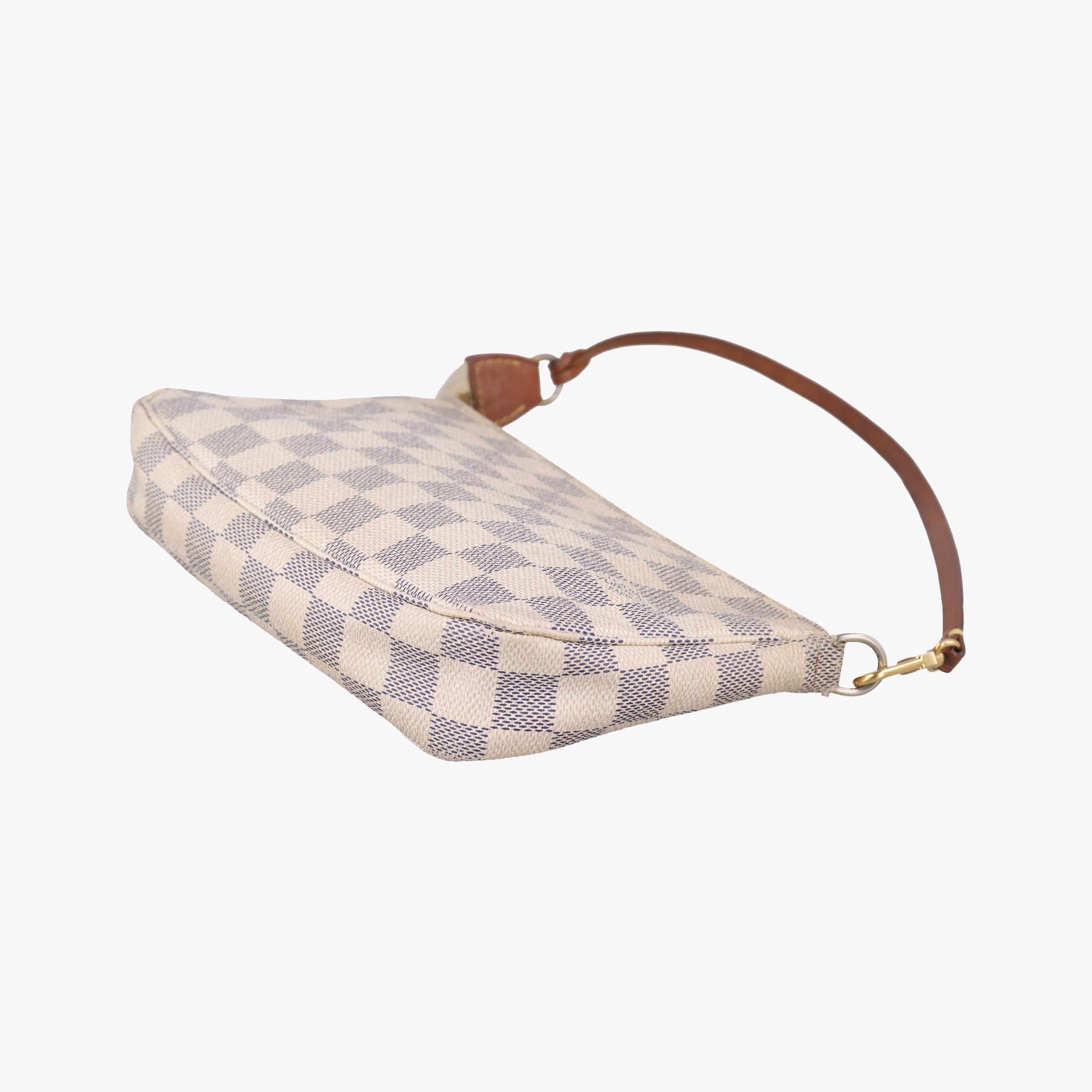 Pre-owned Louis Vuitton Mini Pochette Accessoires Azur Damier Canvas N58010 handbag | stylenewstar