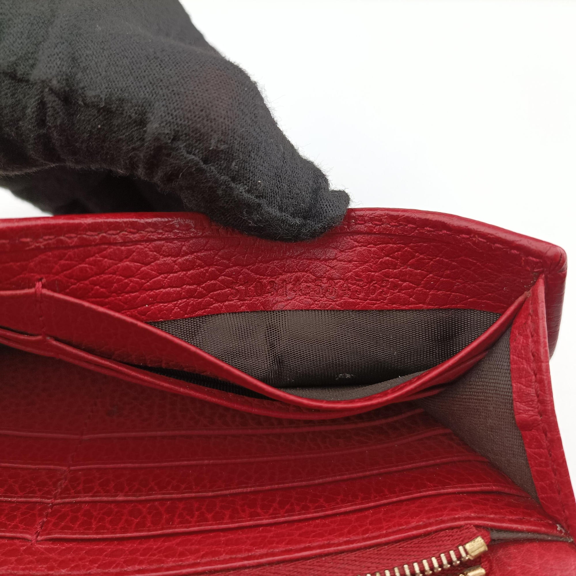 Pre-owned Gucci Interlocking G Red Leather 510314 shoulderbag | stylenewstar