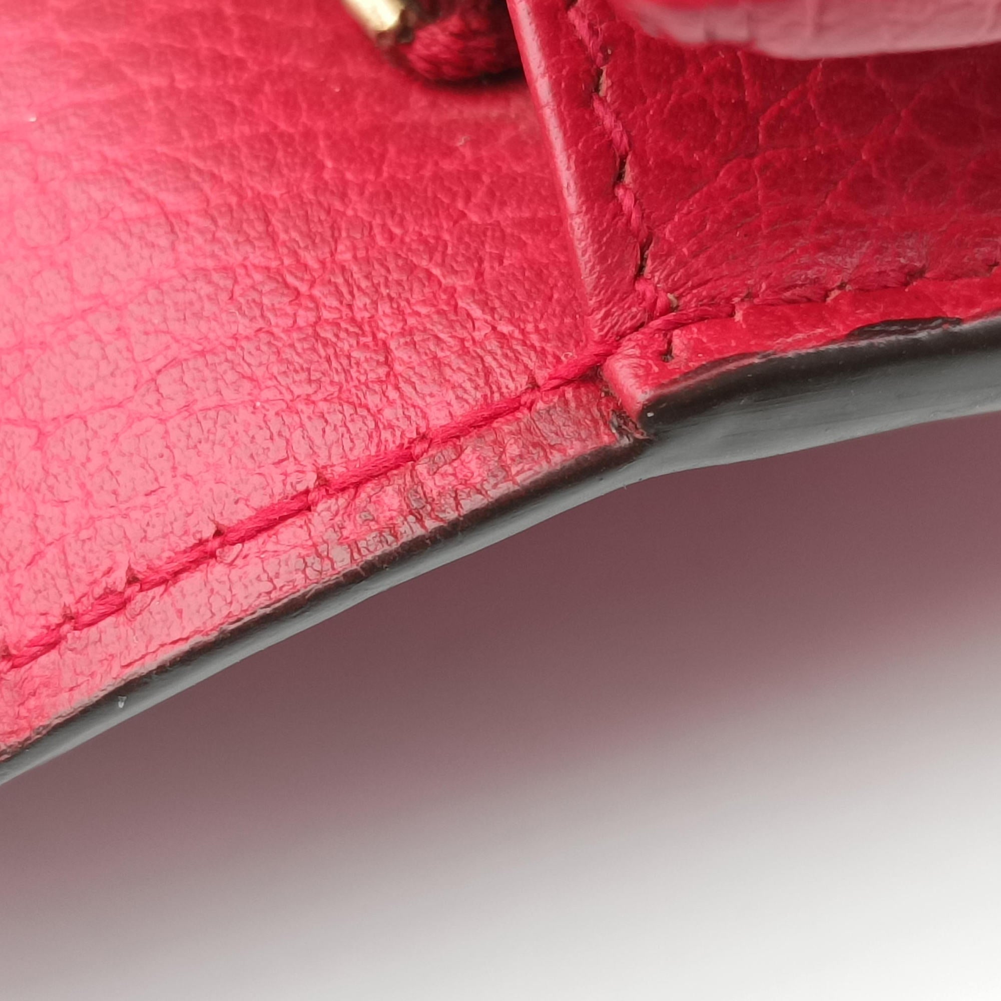 Pre-owned Gucci Interlocking G Red Leather 510314 shoulderbag | stylenewstar