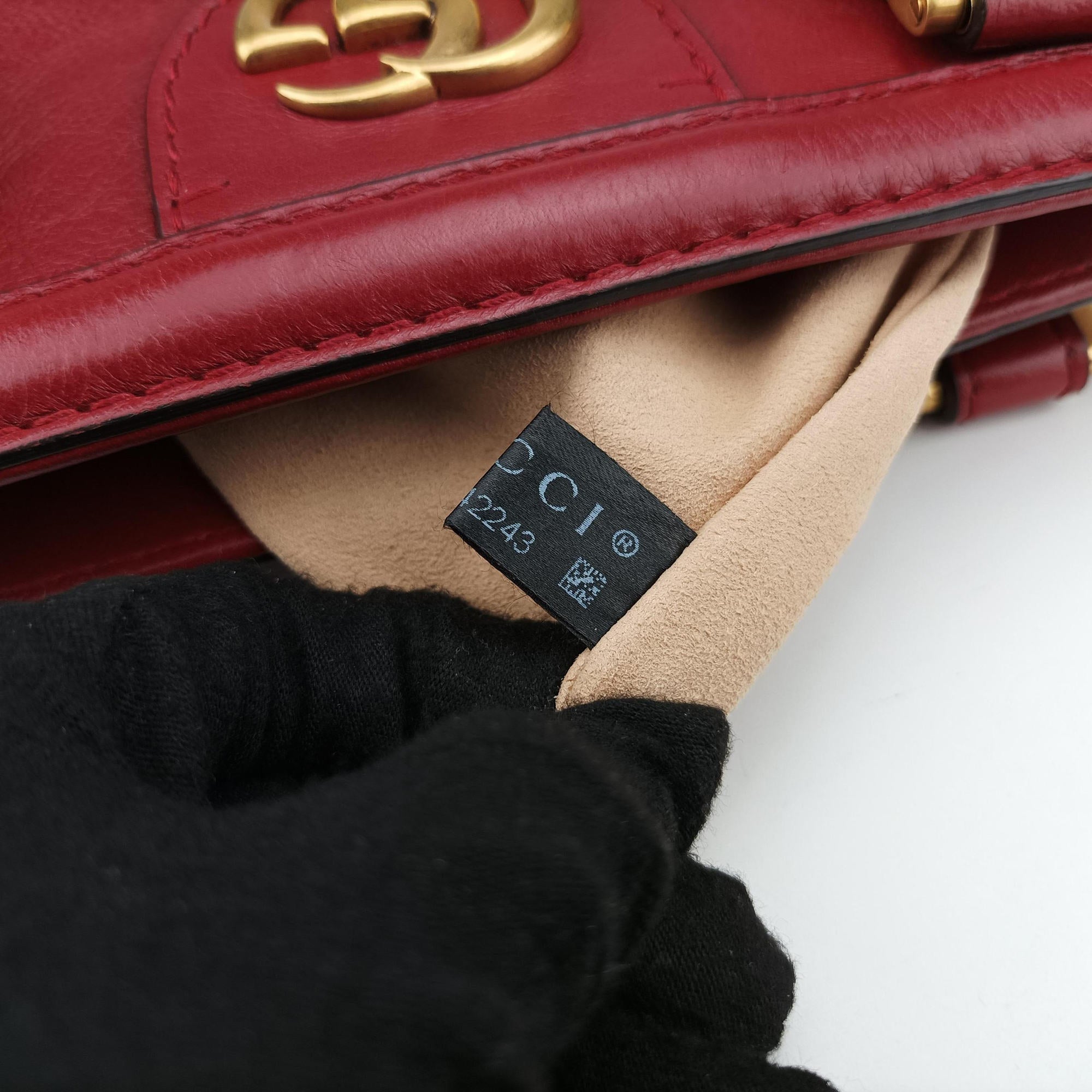 Pre-owned Gucci Re(Belle) Red Leather 515937 handbag | stylenewstar