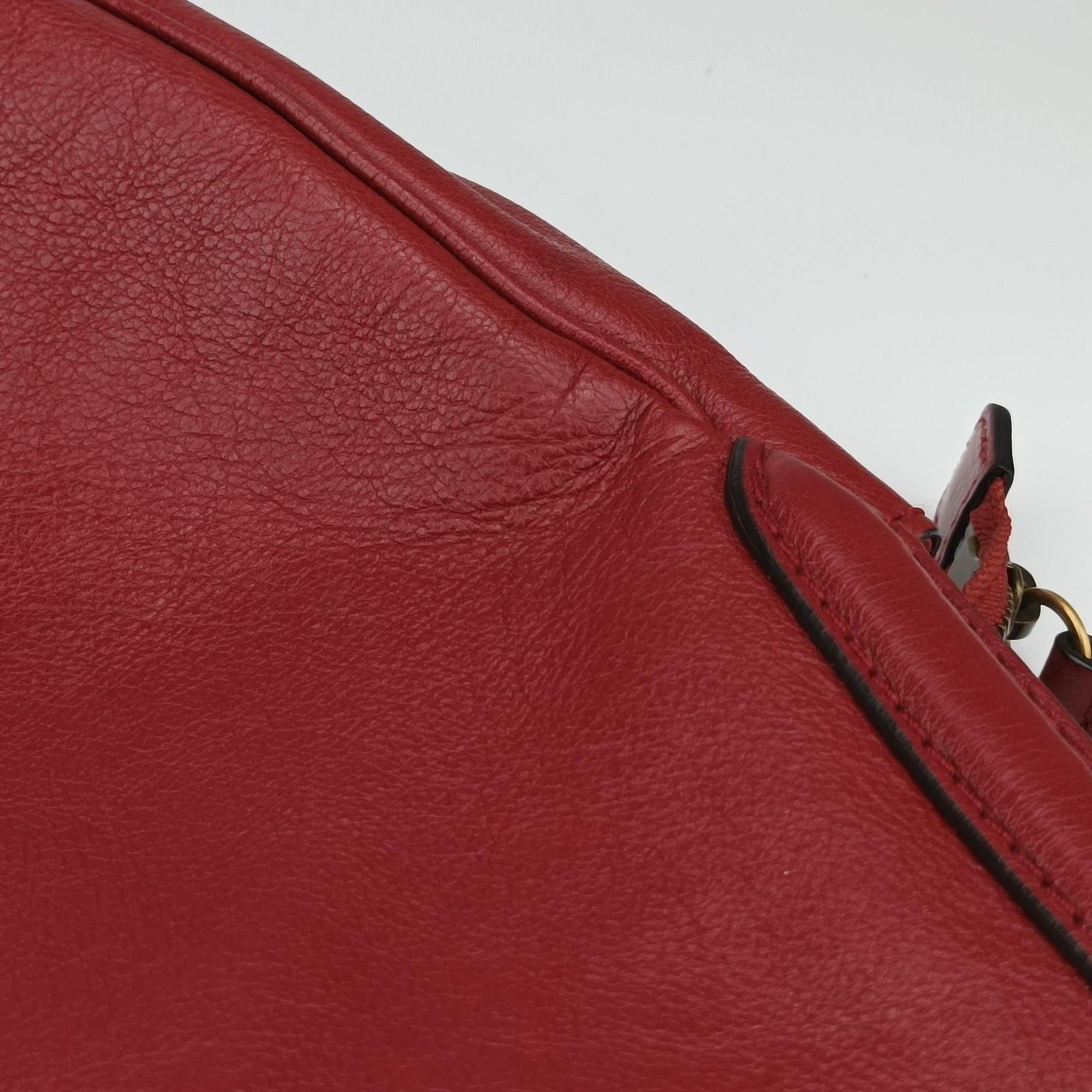 Pre-owned Gucci Re(Belle) Red Leather 515937 handbag | stylenewstar