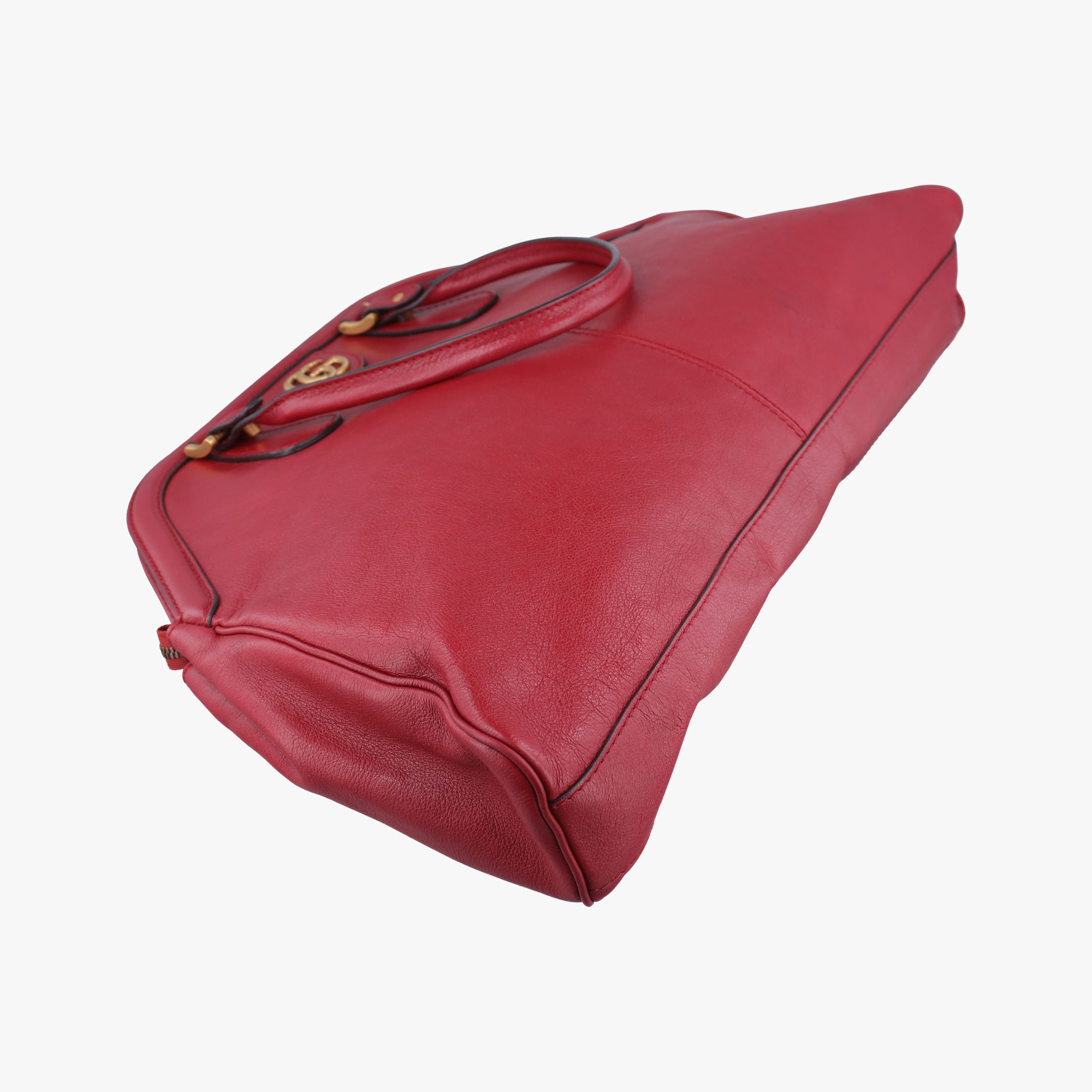 Pre-owned Gucci Re(Belle) Red Leather 515937 handbag | stylenewstar